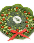 Christmas Crudités Wreath-Food Gift Baskets-Cured Catering-No Premium Add Ons-Cured Catering