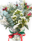 Christmas Flower Bouquet-Food Gift Baskets-curedcatering-No Premium Add Ons-Cured Catering