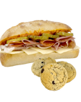 Sandwich + Dessert Combo-Candy & Chocolate-Cured Catering-Mykonos-Brownie-Cured Catering