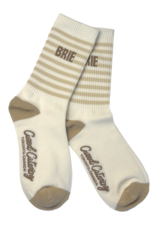Brie Cheese Socks - Cured Catering - catering - toronto