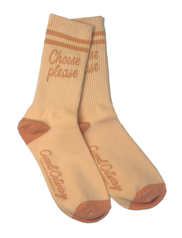 Cheese Please Socks - Cured Catering - catering - toronto