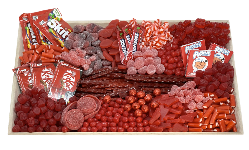 Red Candy Platter - Cured Catering Catering and Gifts Delivered in