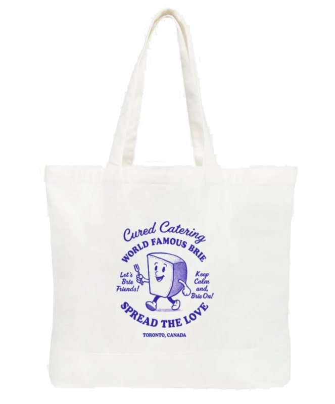 World Famous Brie Tote - Cured Catering - catering - toronto