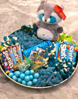 Baby Tray-Food Gift Baskets-curedcatering-Pink-Cured Catering