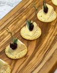 Hors D'oeuvres-Food Gift Baskets-curedcatering-Brie cranberry cracker (VG)-Cured Catering