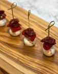 Hors D'oeuvres-Food Gift Baskets-curedcatering-Truffled goat cheese ball sundried tomatoes (VG)-Cured Catering