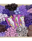 Monochrome Candy Platter-Candy & Chocolate-Cured Catering-Large-Purple-Cured Catering