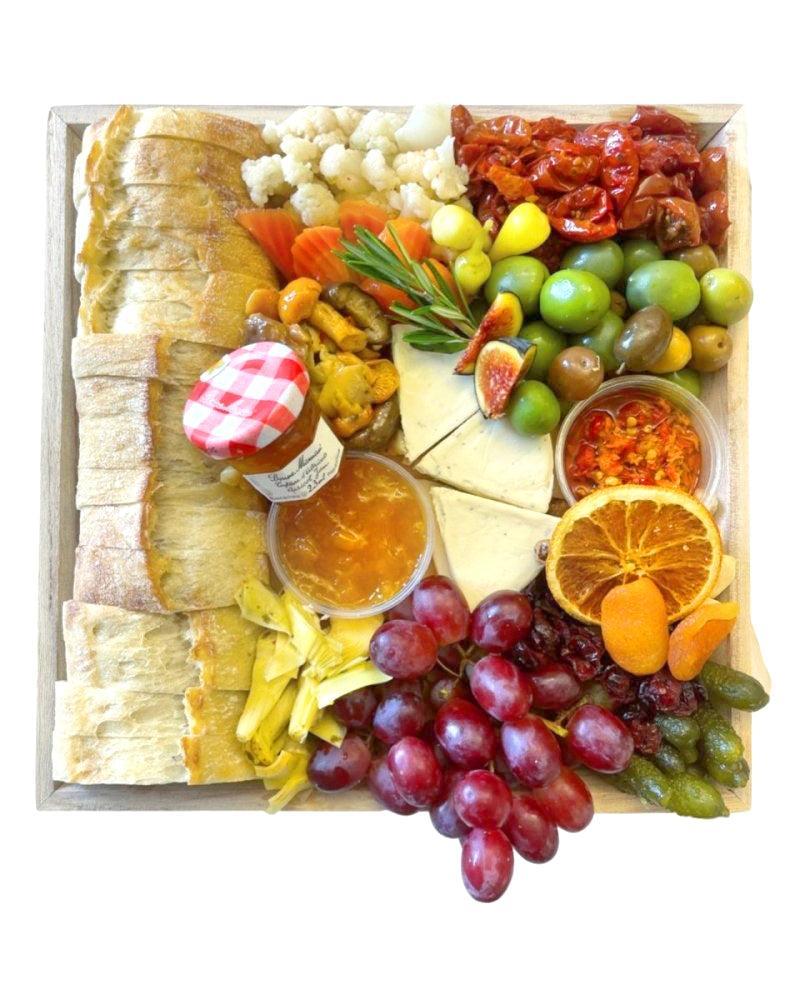 Antipasto Tray (Vegan)-Food Gift Baskets-curedcatering-Small-No Dietary-Cured Catering