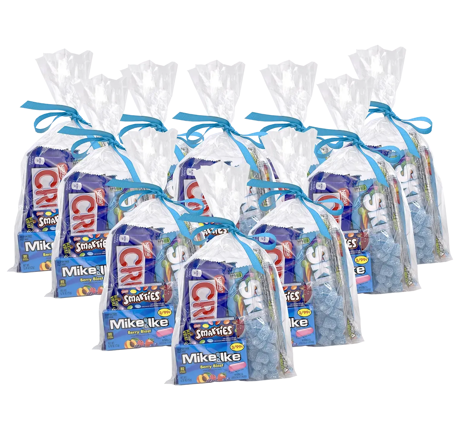 Blue Loot Bags-Candy & Chocolate-curedcatering-Ten Loot Bags-No Dietary-Cured Catering