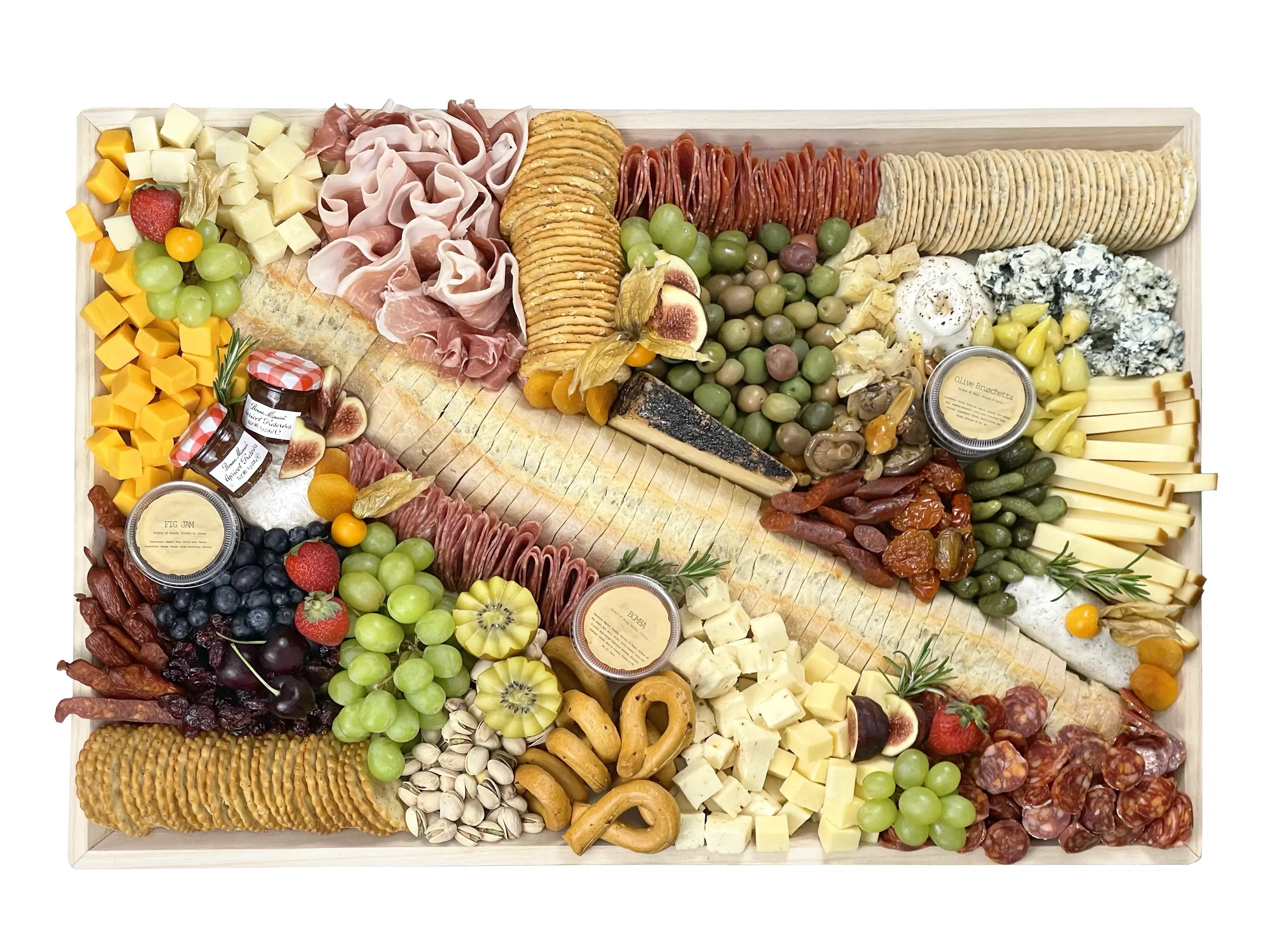 Extra Large Charcuterie Tray-charcurerie-curedcatering-No Dietary-No Premium Add Ons-Cured Catering