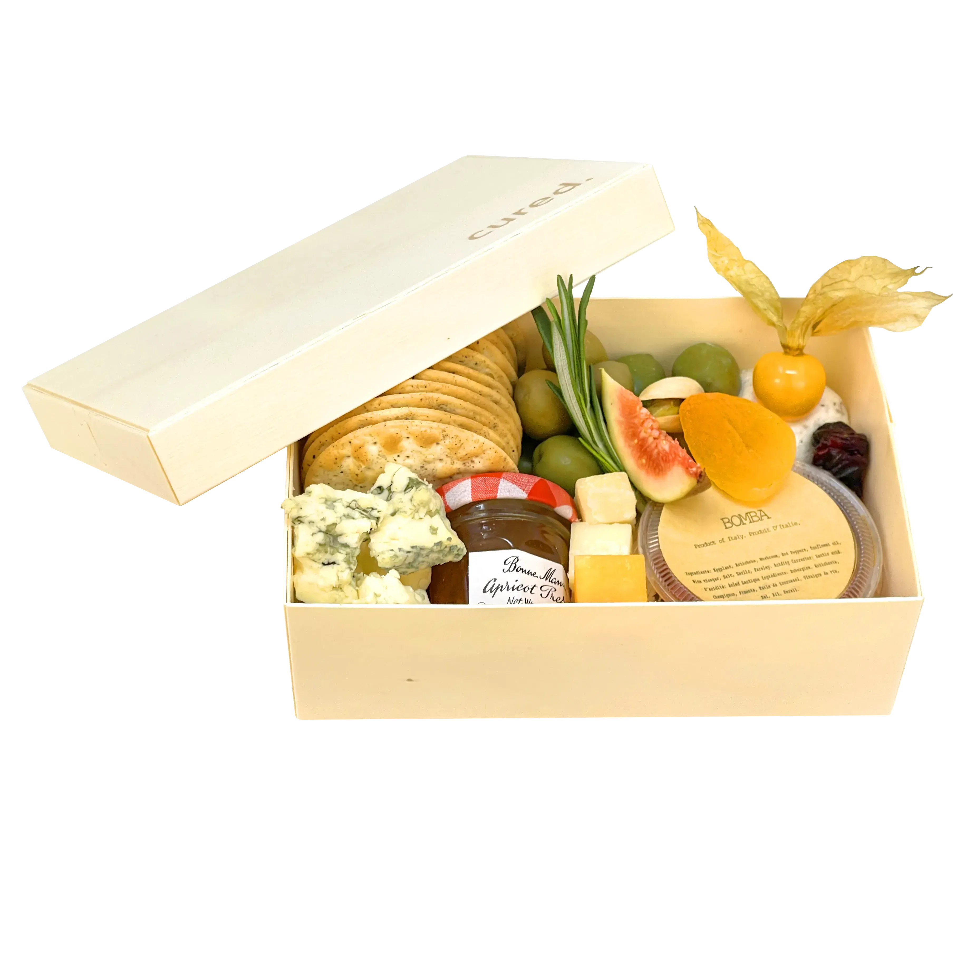 Cheese Box-Food Gift Baskets-curedcatering-5 Personal Boxes-No Dietary-Cured Catering