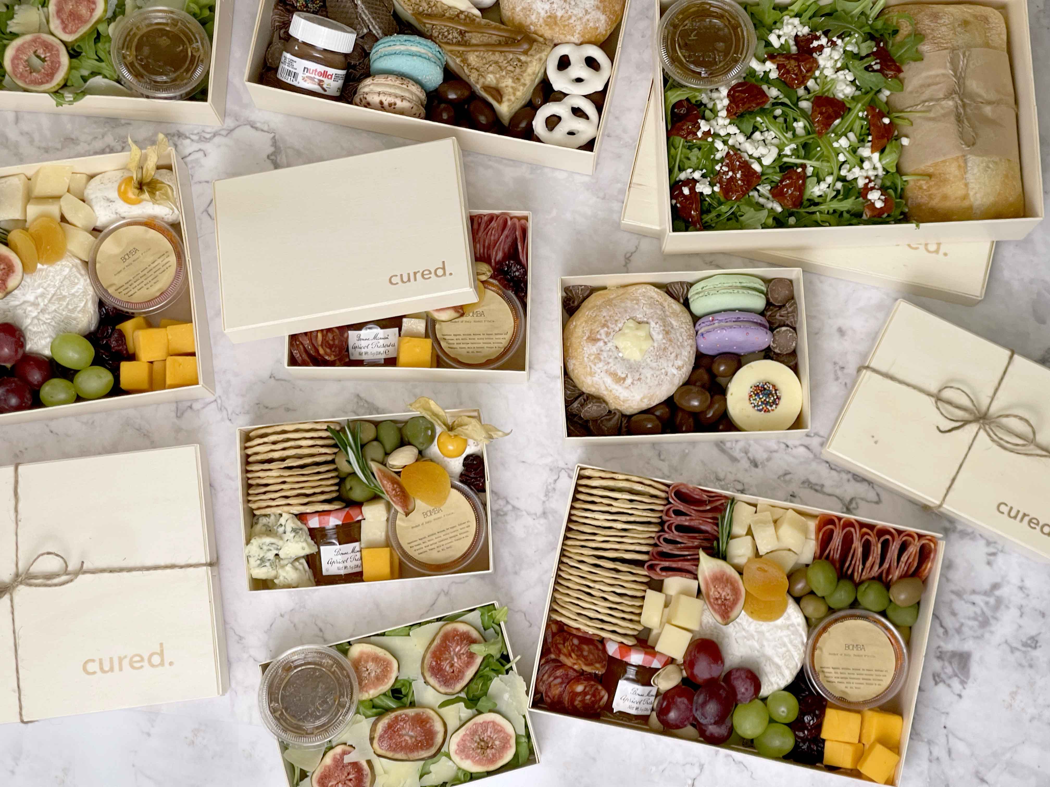 Cheese + Dessert Combo-Food Gift Baskets-curedcatering-Personal-Cured Catering