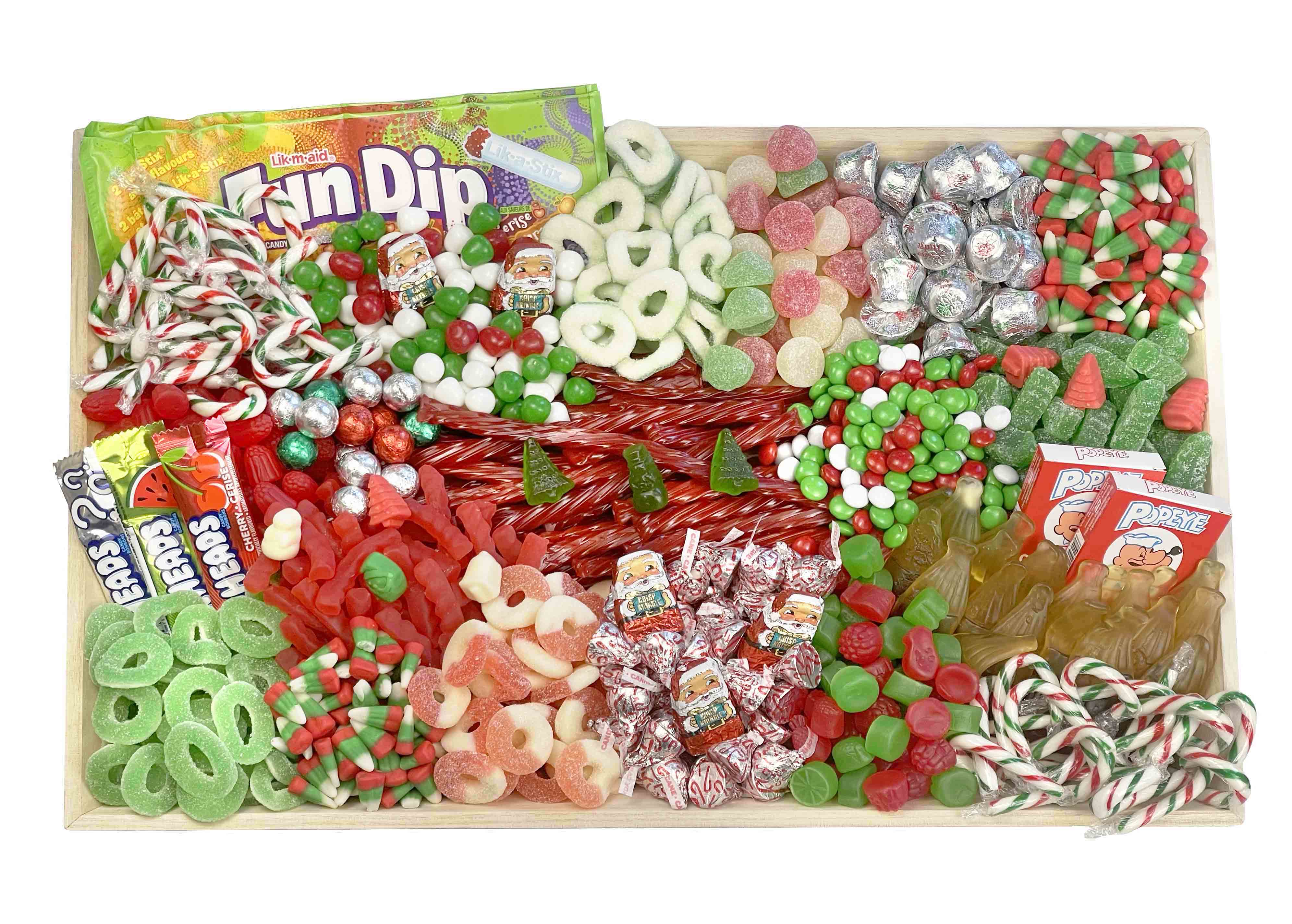 Christmas Candy Platter-Food Gift Baskets-Cured Catering-No Add Ons-Large-Cured Catering