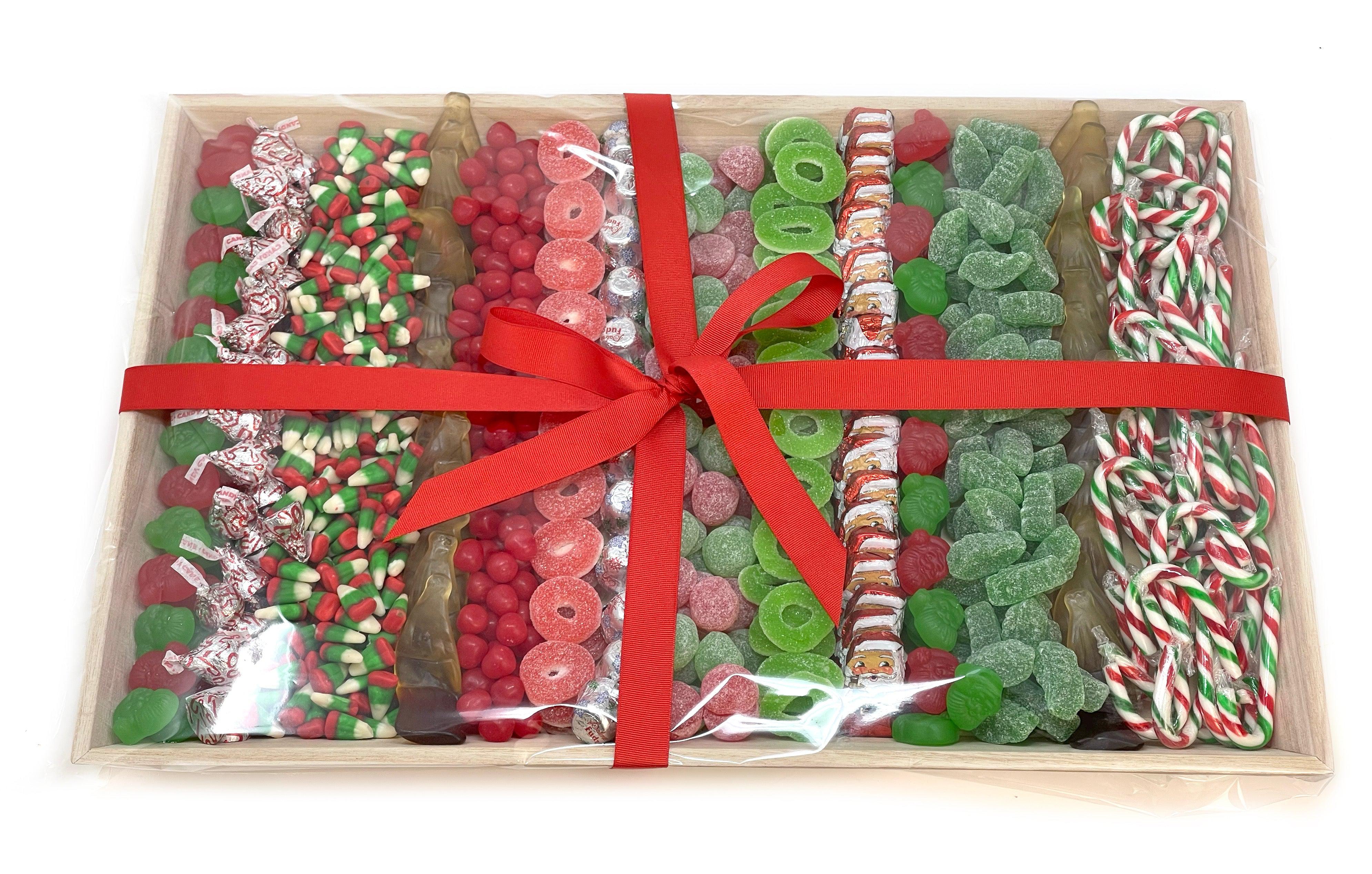 Christmas Candy Tray-Food Gift Baskets-curedcatering-Large-No Add Ons-Cured Catering