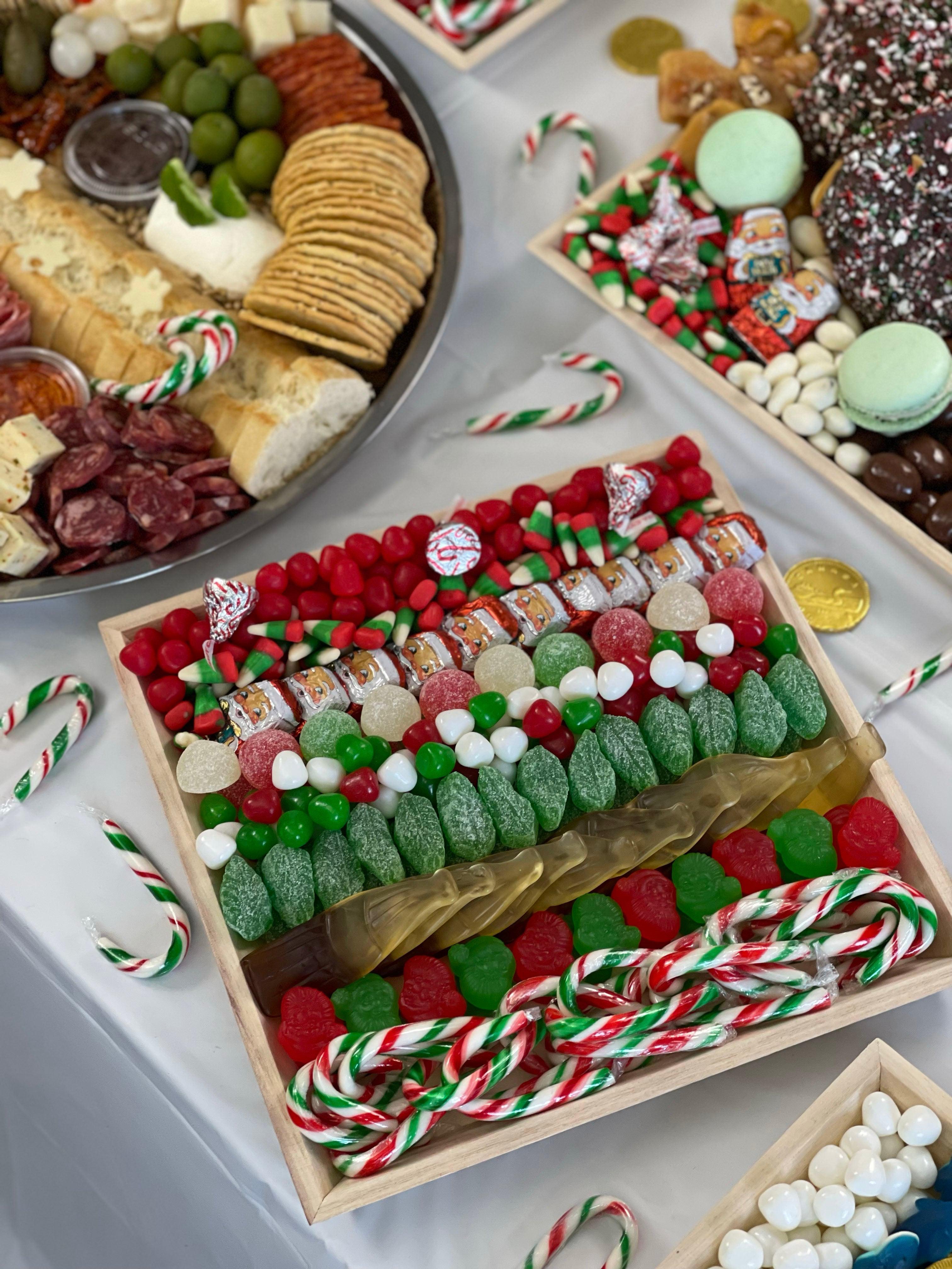 Christmas Candy Tray-Food Gift Baskets-curedcatering-Small-No Add Ons-Cured Catering