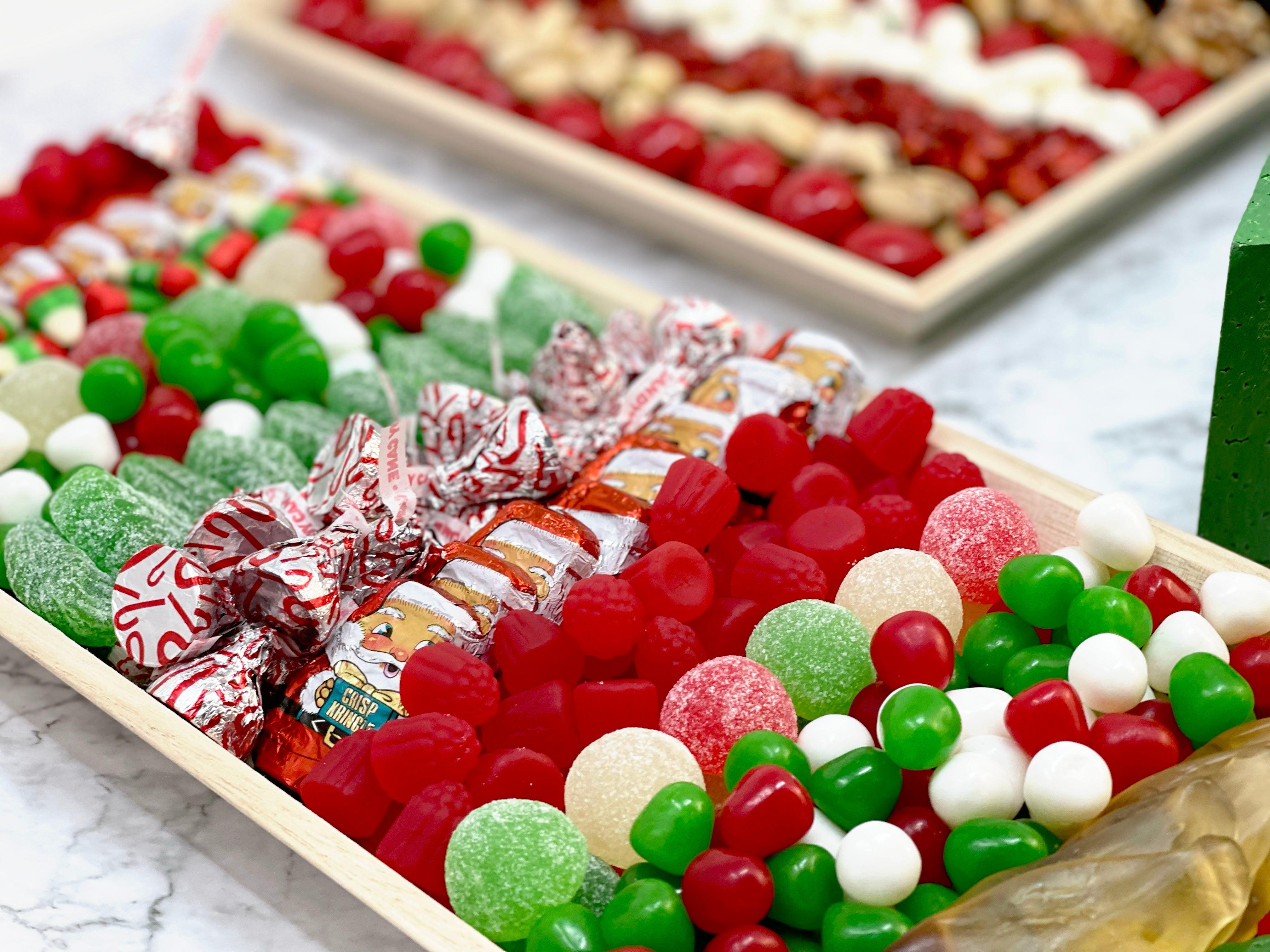 Christmas Candy Tray-Food Gift Baskets-curedcatering-Small-No Add Ons-Cured Catering