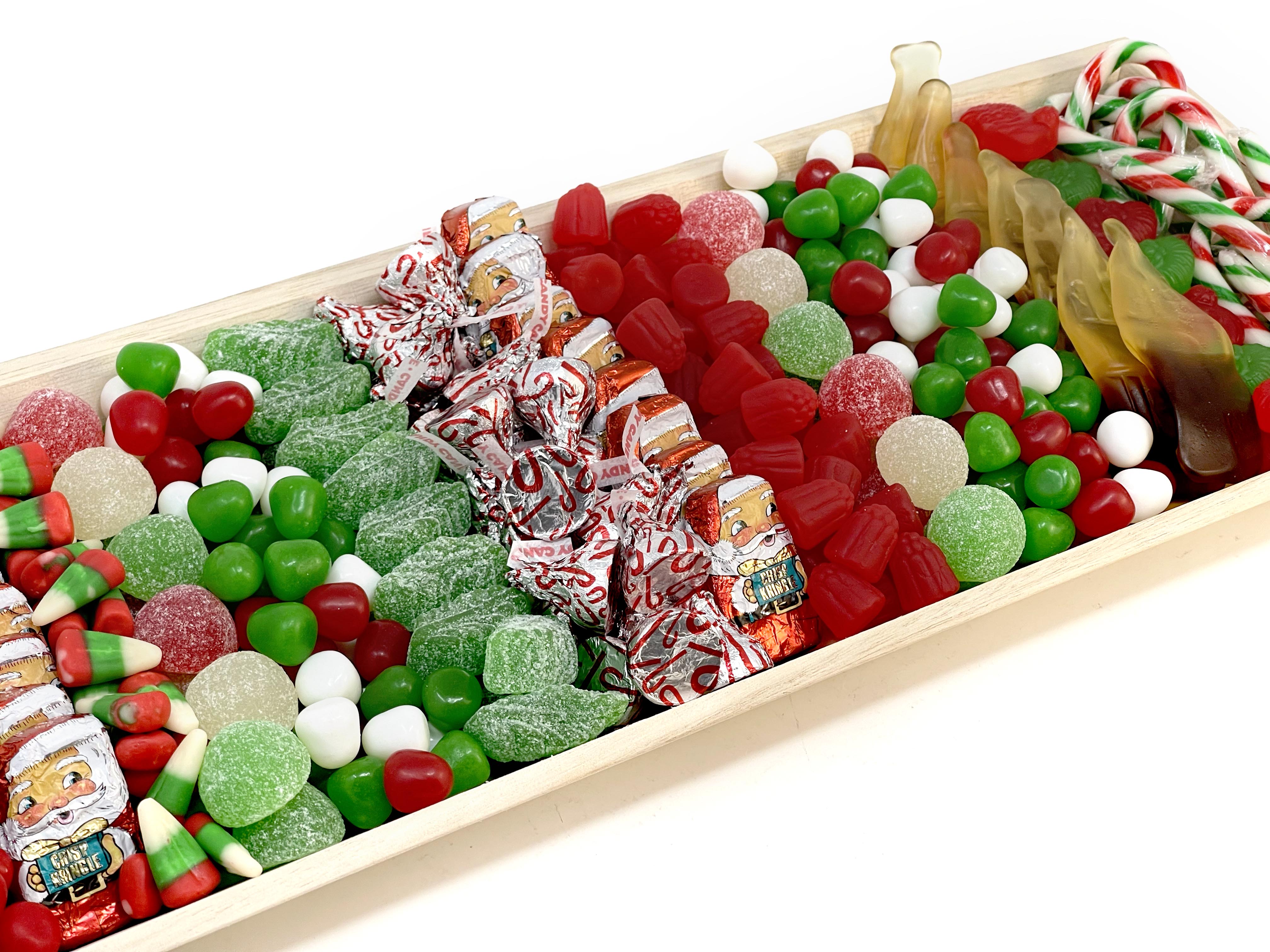 Christmas Candy Tray-Food Gift Baskets-curedcatering-Small-No Add Ons-Cured Catering