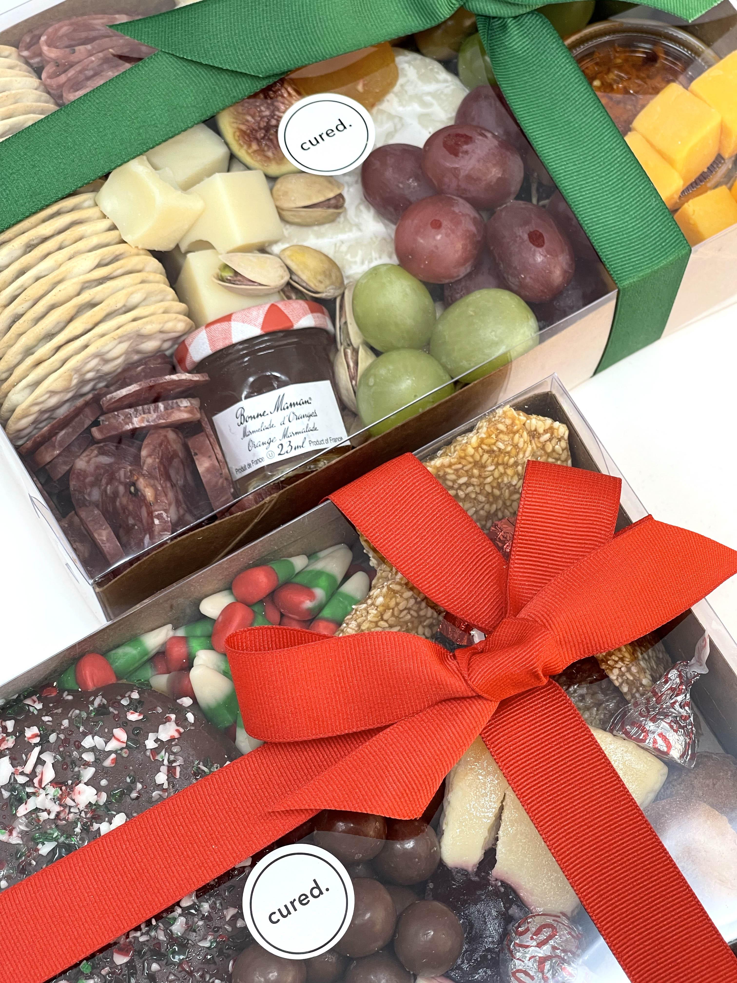 Christmas Dessert Box-Food Gift Baskets-Cured Catering-Personal-Dessert + Charcuterie Box-No Premium Add Ons-Cured Catering
