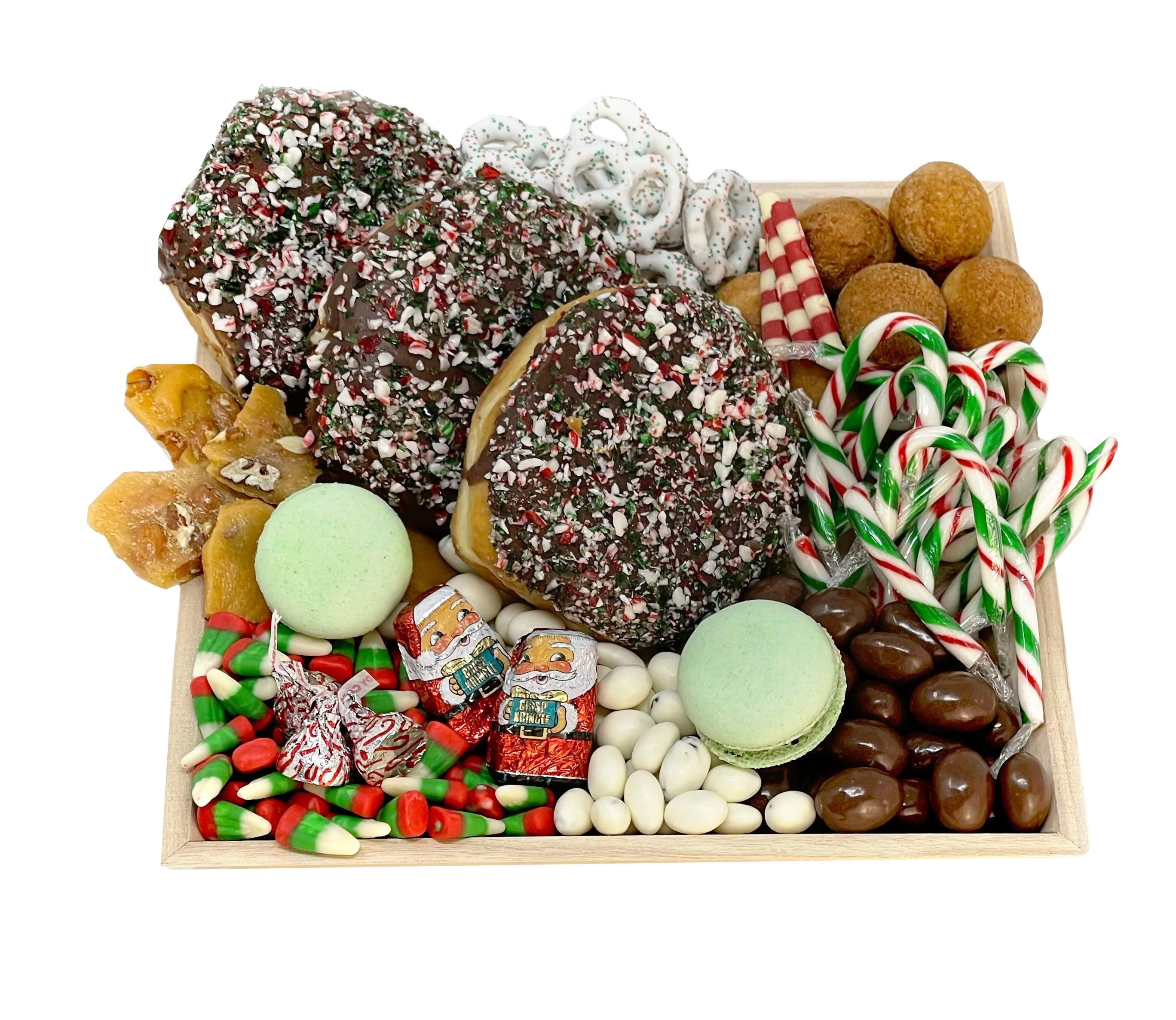 Christmas Dessert Tray-Food Gift Baskets-curedcatering-Small-No Premium Add Ons-Cured Catering