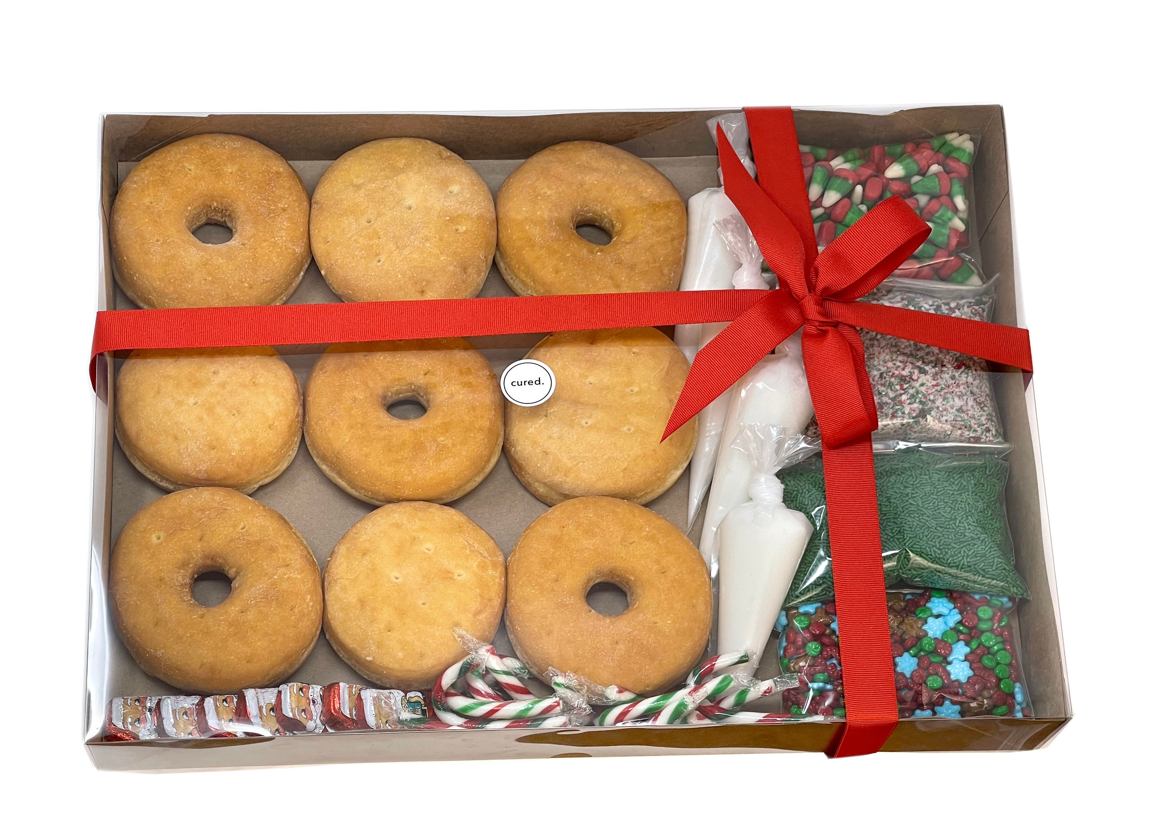 Christmas Donut Decorating Kit-Charcuterie-Corporate Catering Toronto-Best Charcuterie-Catering Toronto-Cured Catering