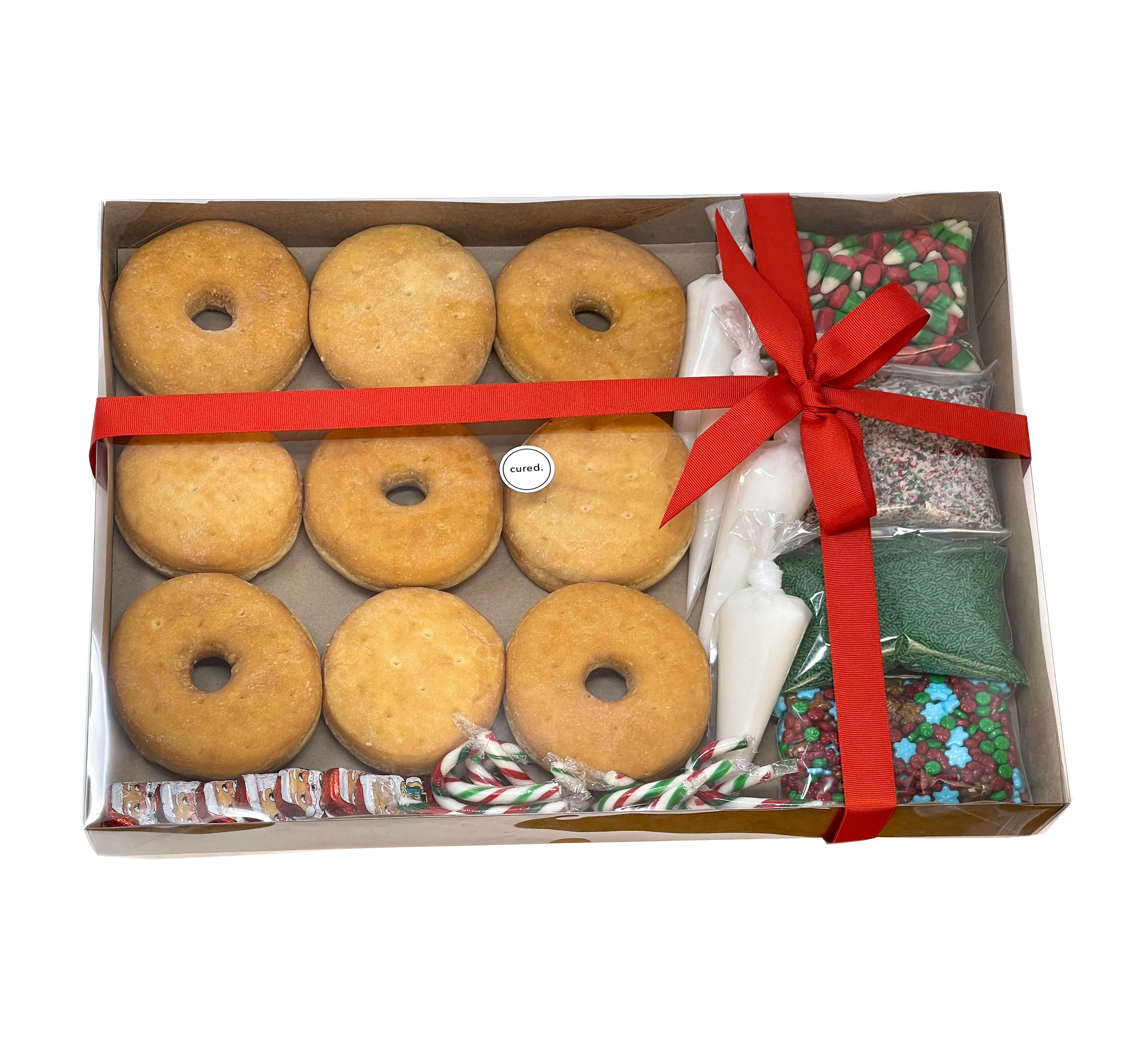 Christmas Donut Decorating Kit-Food Gift Baskets-curedcatering-Personal-Cured Catering