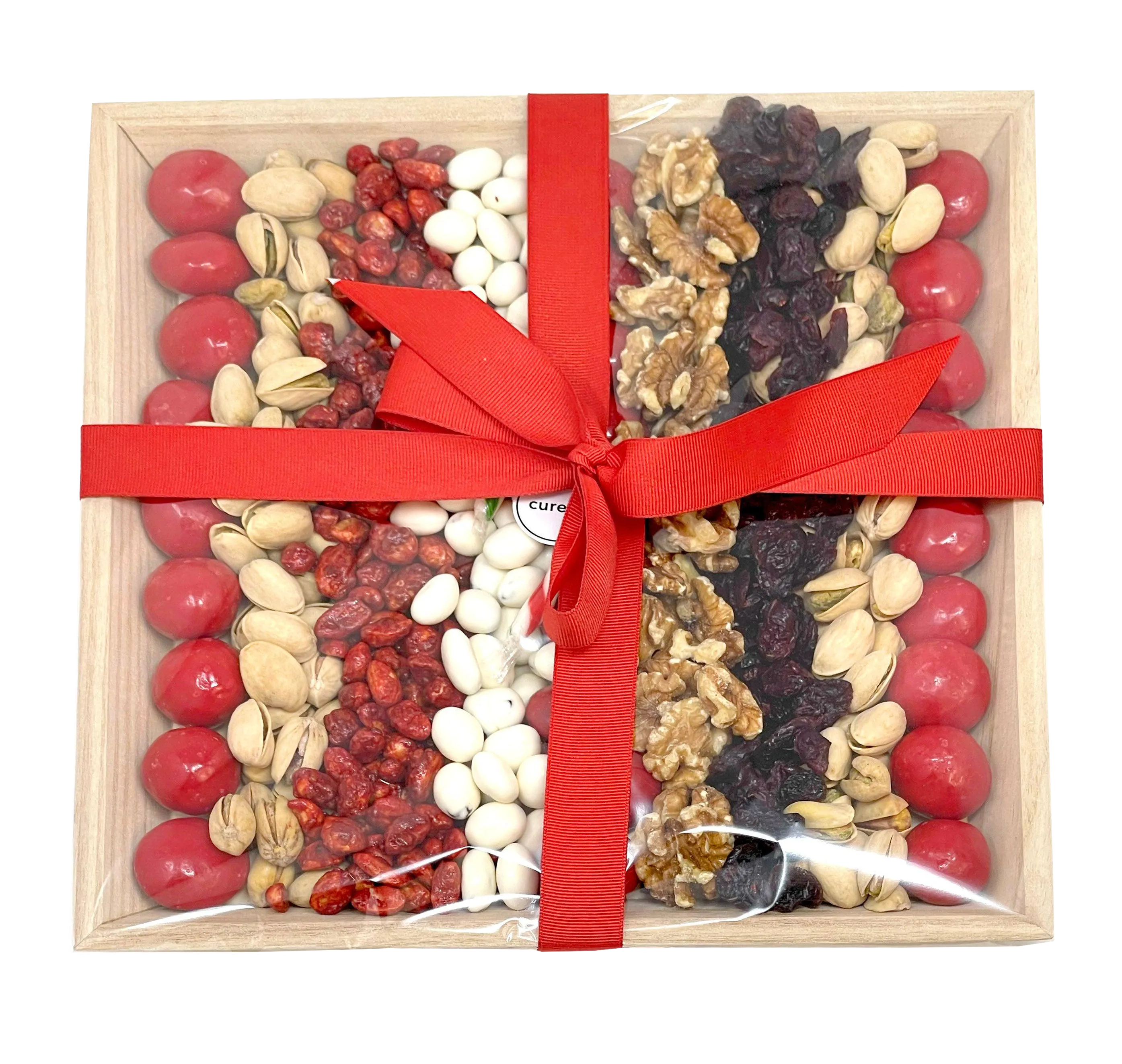 Christmas Dried Fruit and Nut Tray-Candy & Chocolate-curedcatering-No Premium Add Ons-Cured Catering