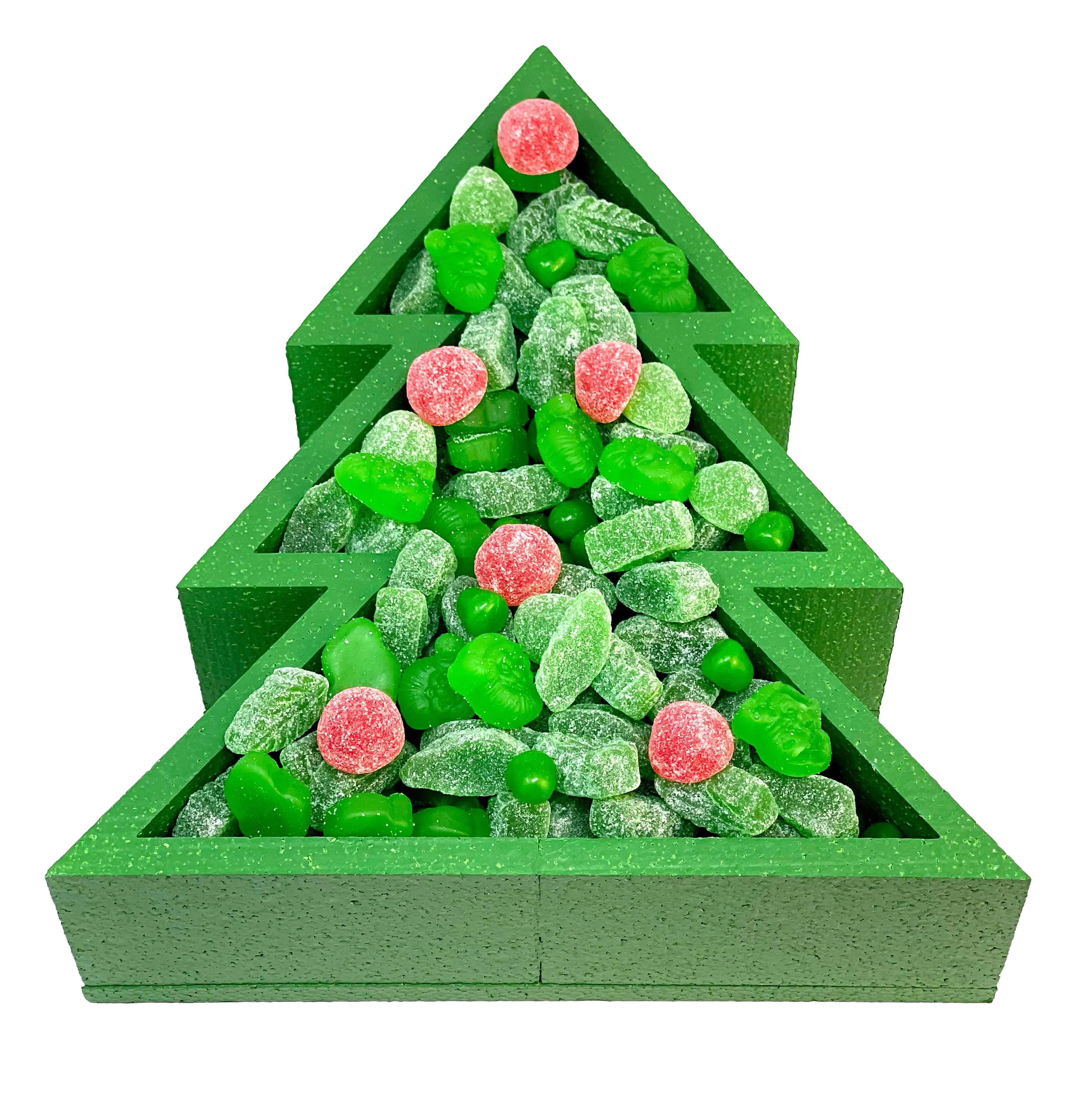 Christmas Tree Candy Tray-Food Gift Baskets-curedcatering-No Add Ons-Cured Catering