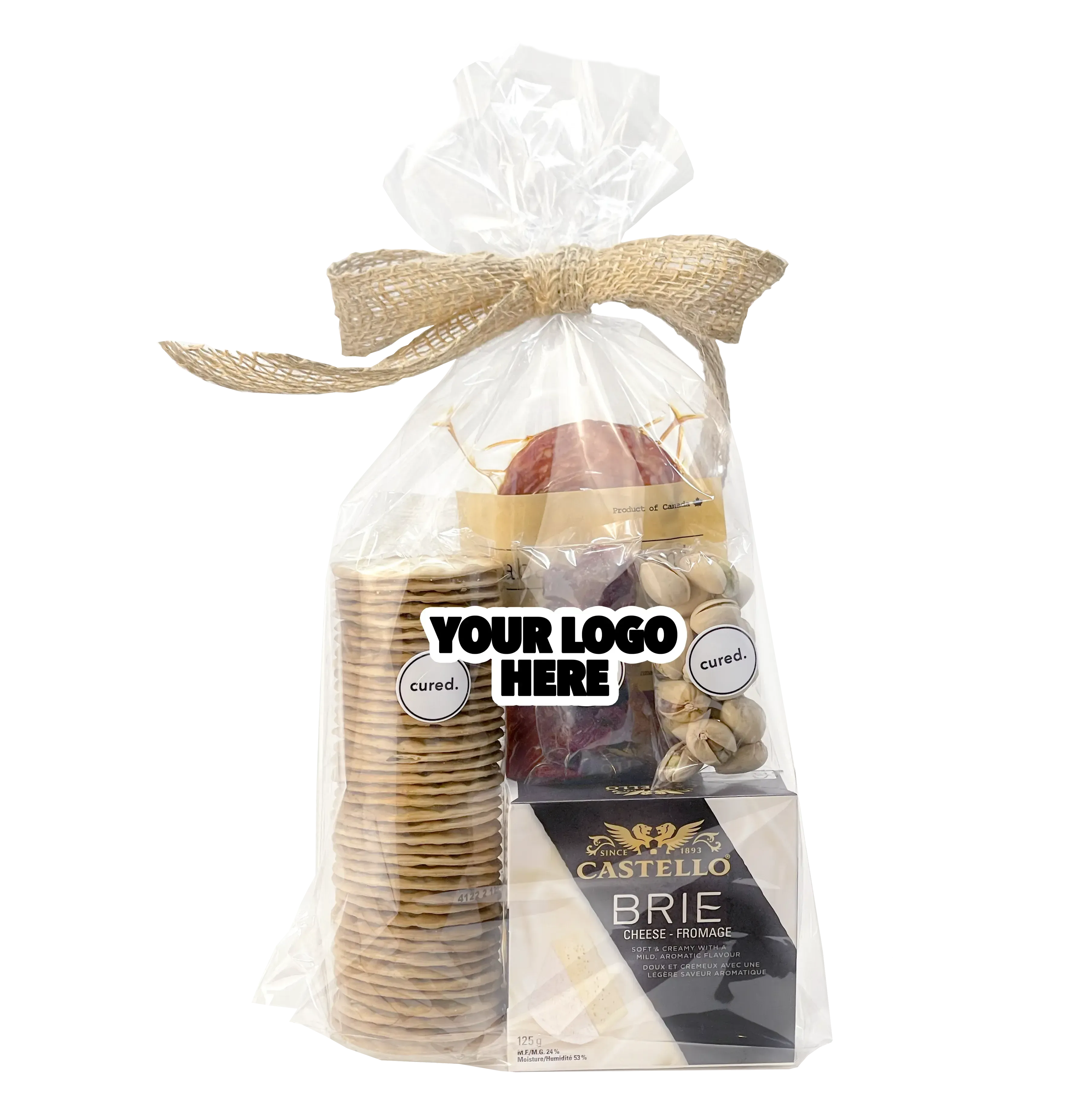 Custom Logo Charcuterie Loot Bags-Candy & Chocolate-curedcatering-Five Loot Bags-No Dietary-Cured Catering