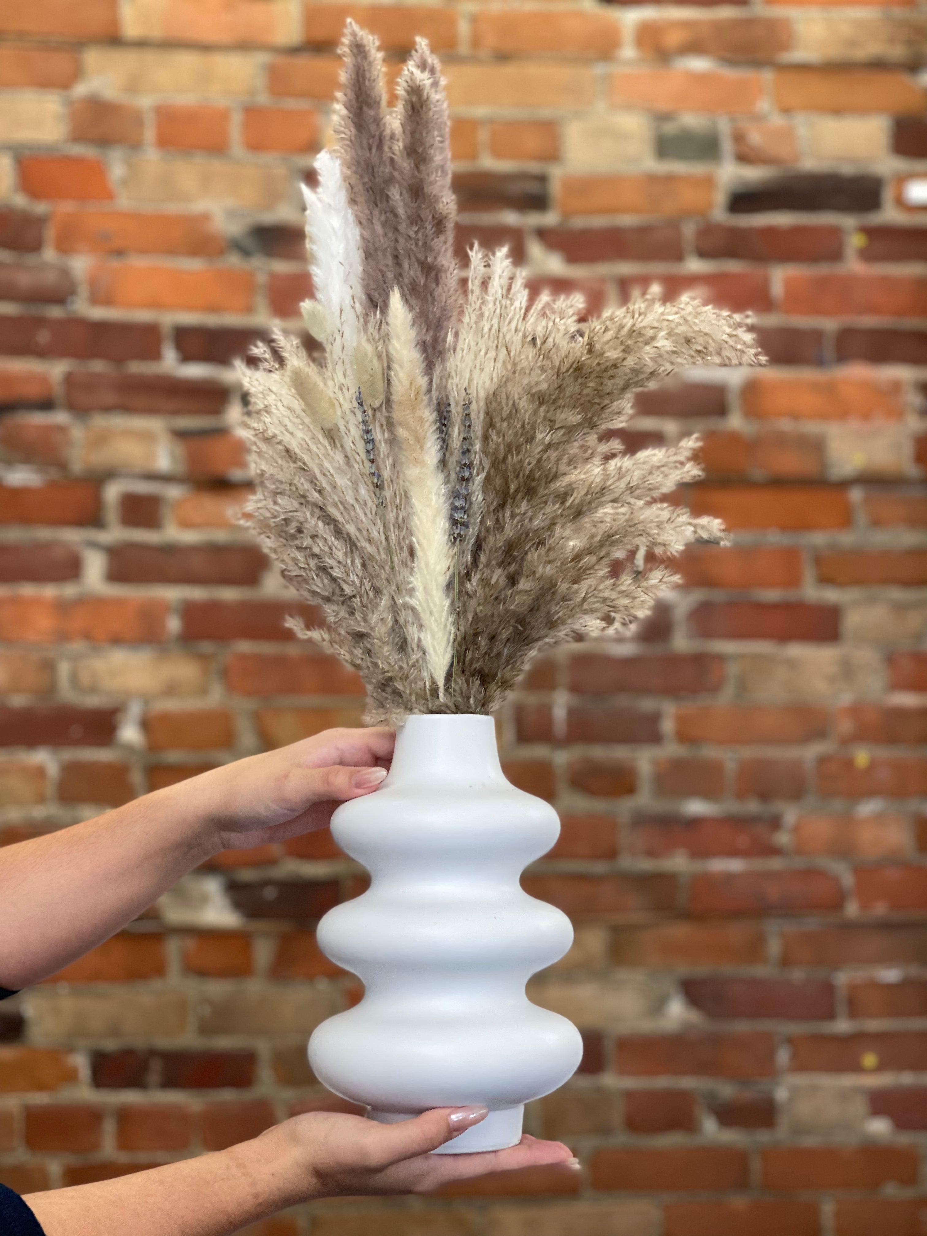 Dried Pampas Bouquet in Vase-Charcuterie-Corporate Catering Toronto-Best Charcuterie-Catering Toronto-Cured Catering