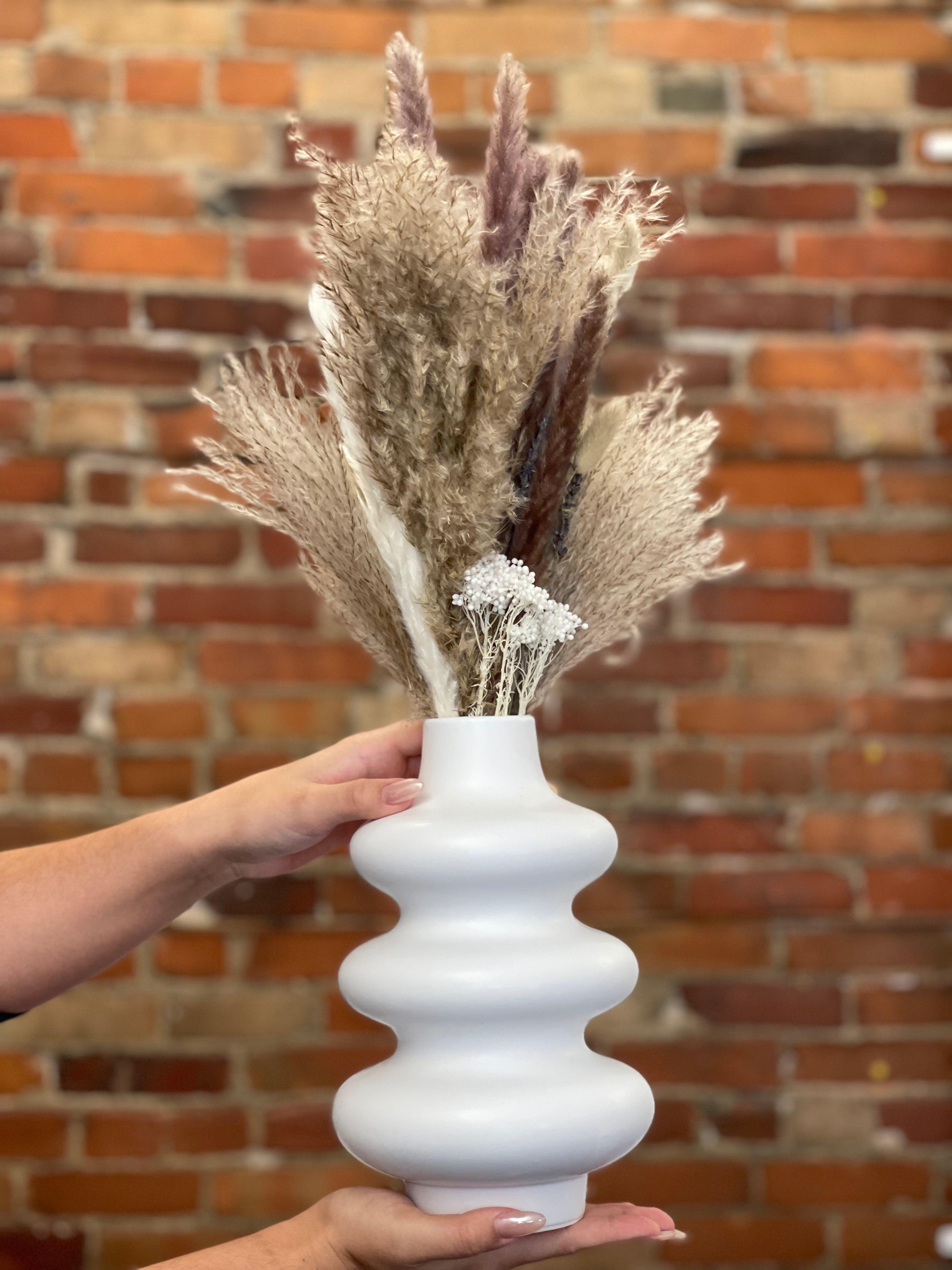 Dried Pampas Bouquet in Vase-Charcuterie-Corporate Catering Toronto-Best Charcuterie-Catering Toronto-Cured Catering
