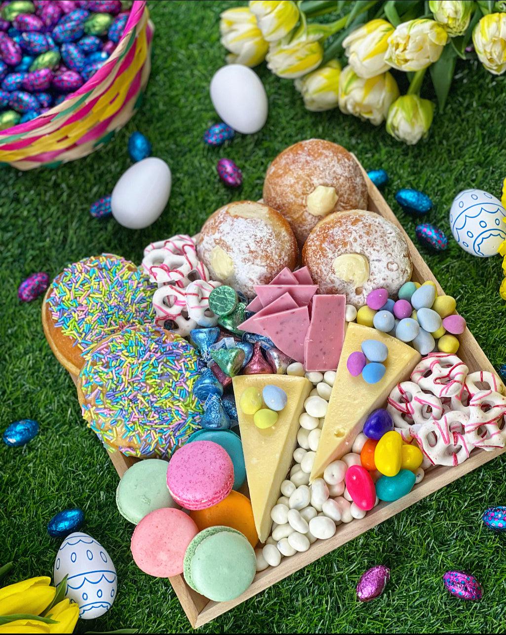 Easter Dessert Tray-Food Gift Baskets-curedcatering-Small-Cured Catering