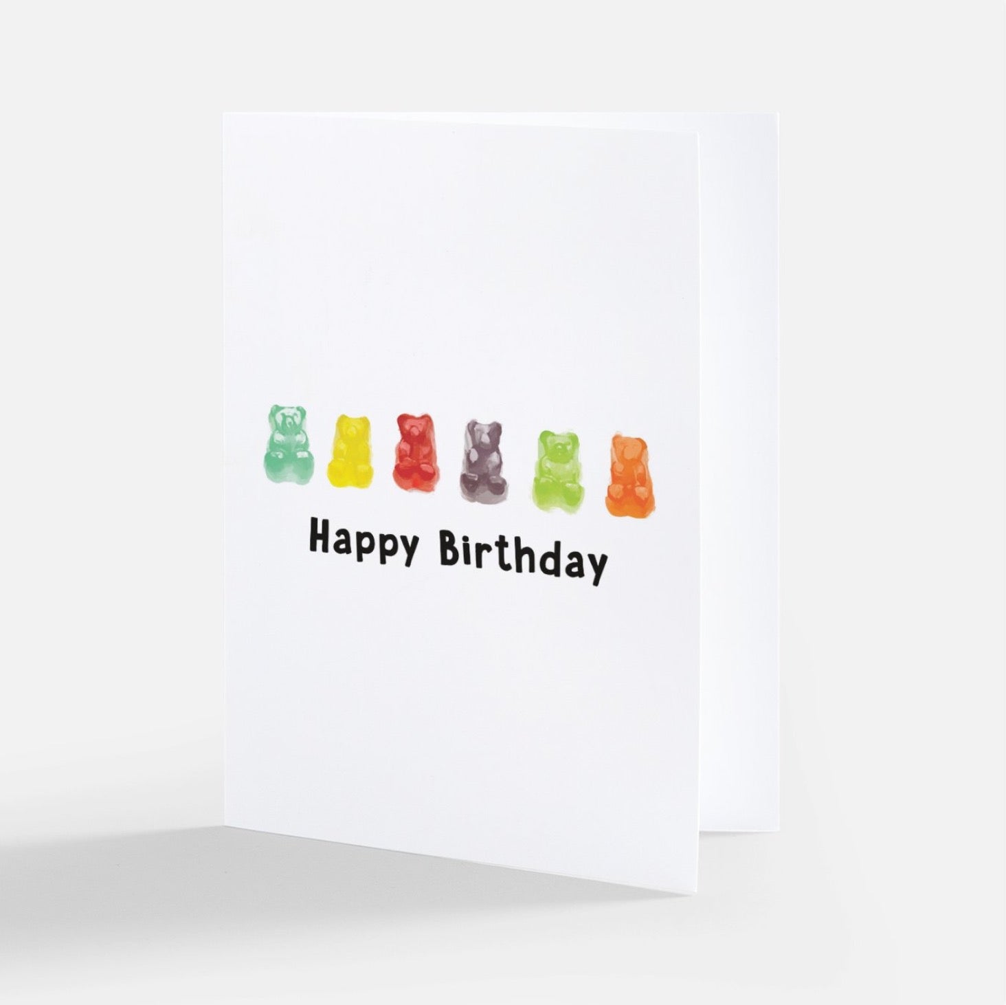 Gift Cards-Food Gift Baskets-Cured Catering-Gummy Bear Birthday Card-Cured Catering