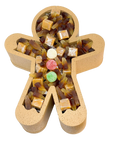 Gingerbread Person Candy Tray-Food Gift Baskets-curedcatering-No Add Ons-Cured Catering