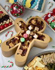 Gingerbread Person Candy Tray-Food Gift Baskets-curedcatering-No Add Ons-Cured Catering