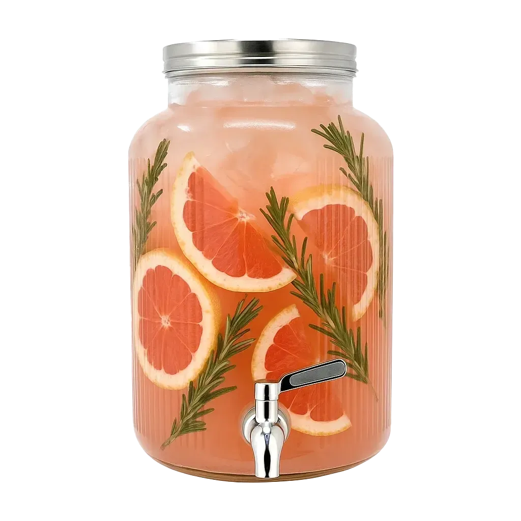 Grapefruit Rosemary Infused Water-Food Gift Baskets-Cured Catering-Cured Catering