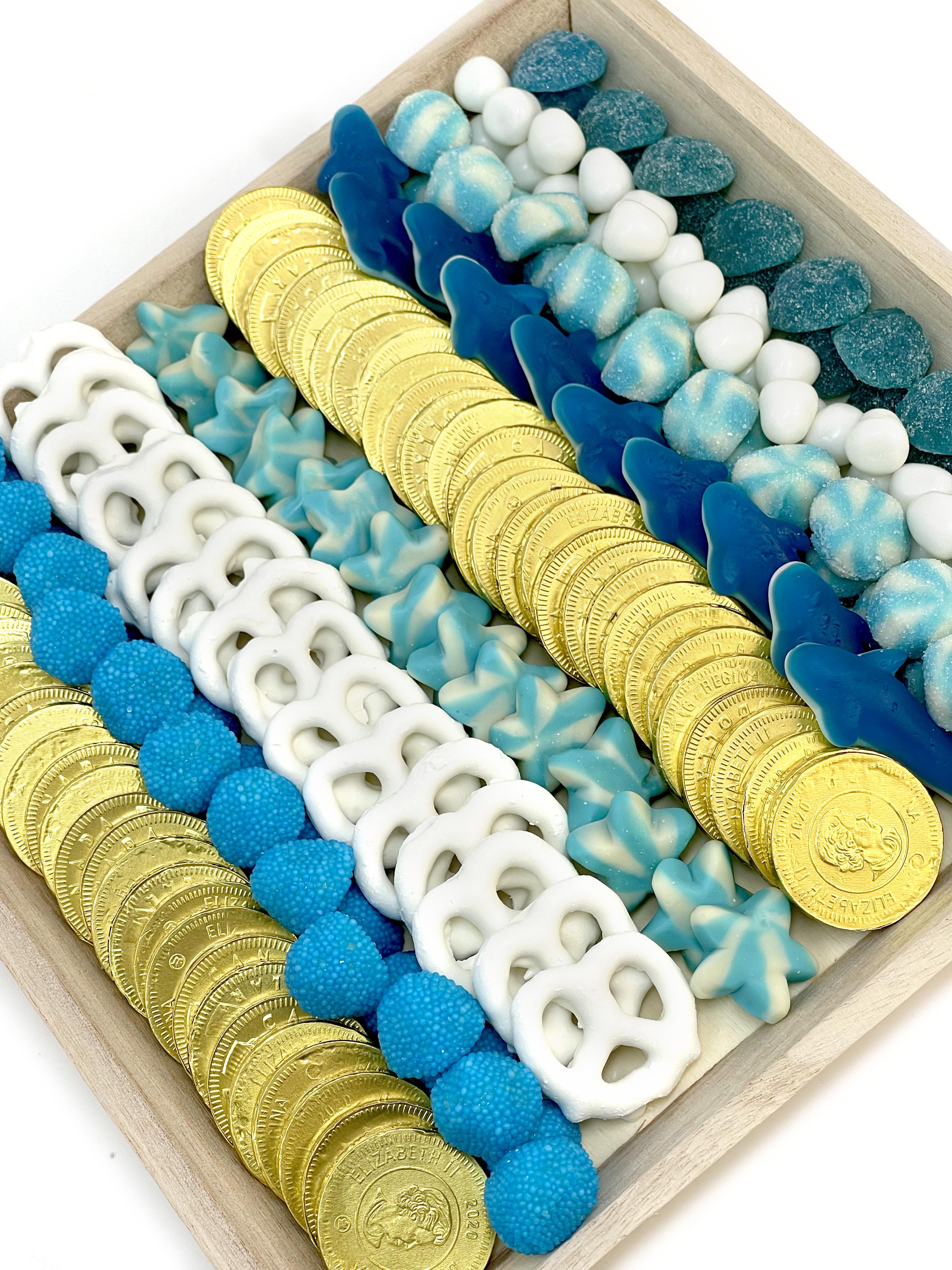 Hanukkah Candy Tray-Candy & Chocolate-curedcatering-Small-No Add Ons-Cured Catering