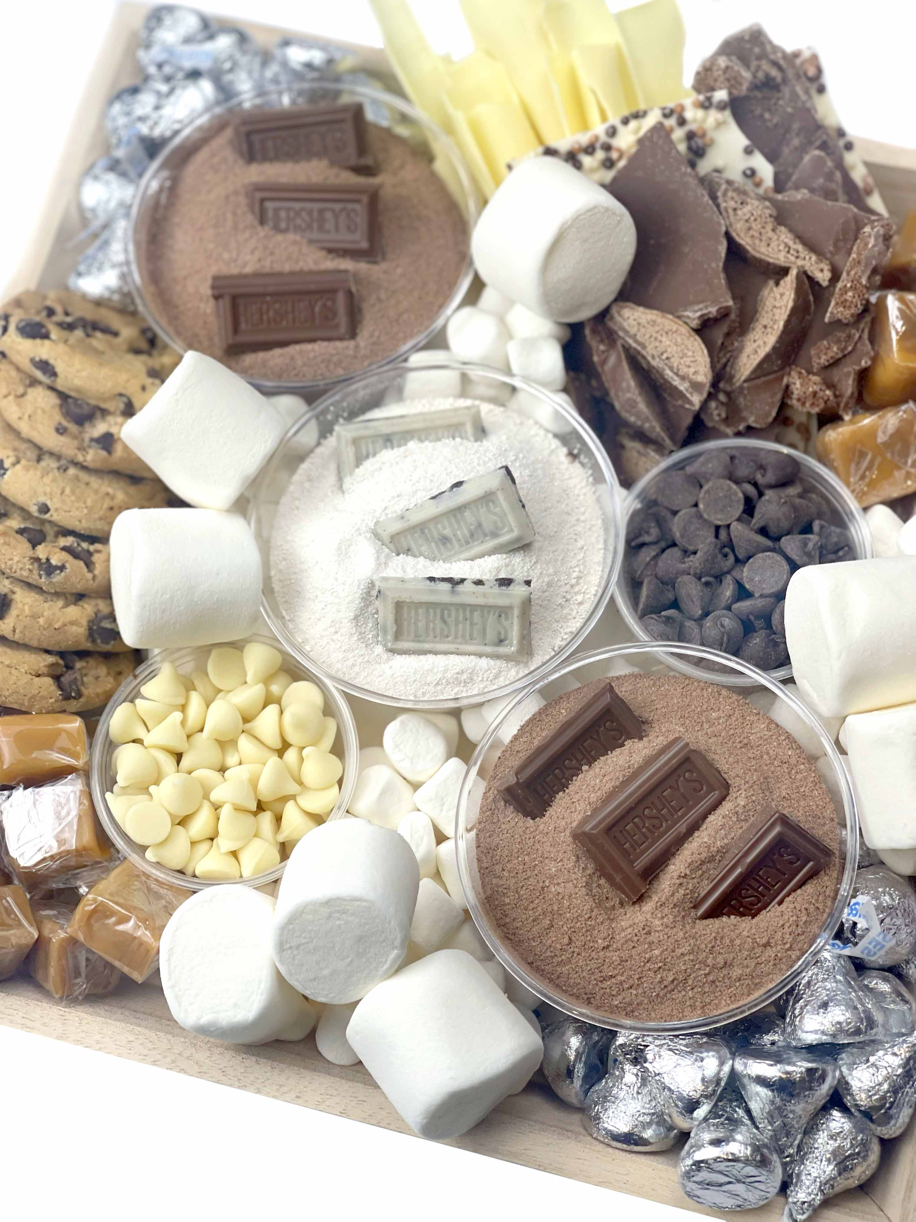 Hot Cocoa Tray-Food Gift Baskets-curedcatering-Cured Catering