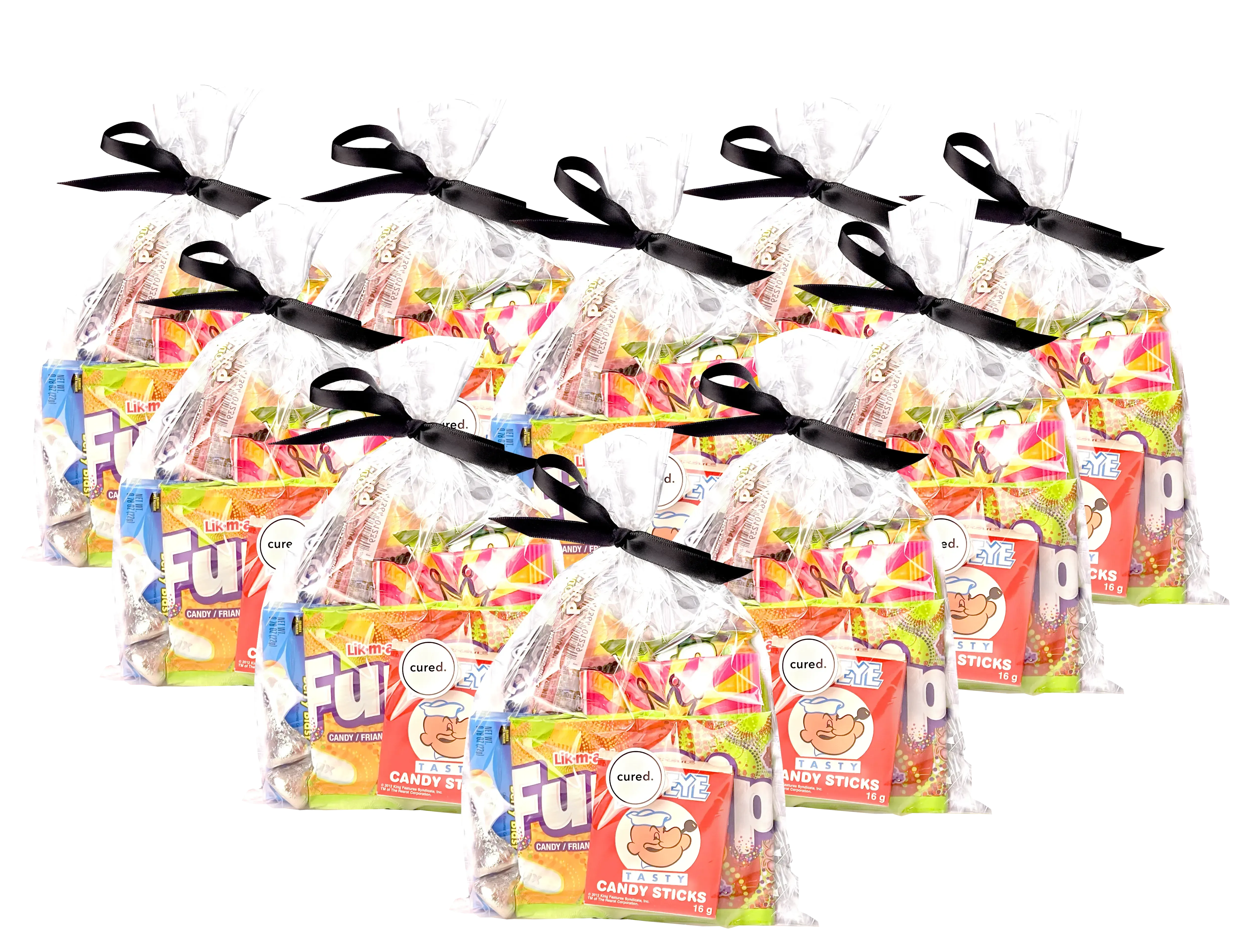 Custom Logo Loot Bags-Candy &amp; Chocolate-curedcatering-Ten Loot Bags-No Dietary-Cured Catering