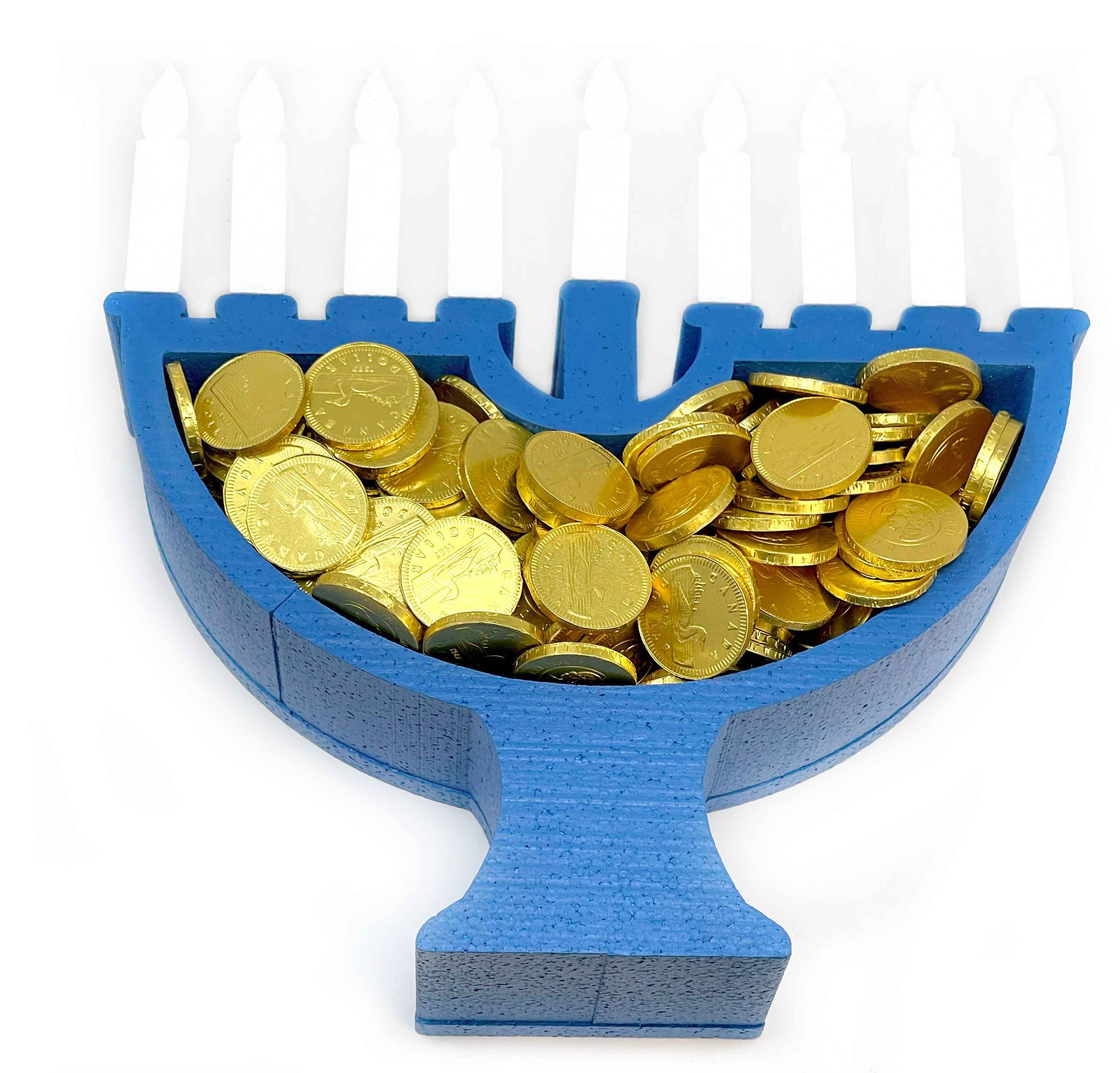 Menorah Candy Tray-Food Gift Baskets-curedcatering-No Premium Add Ons-Cured Catering