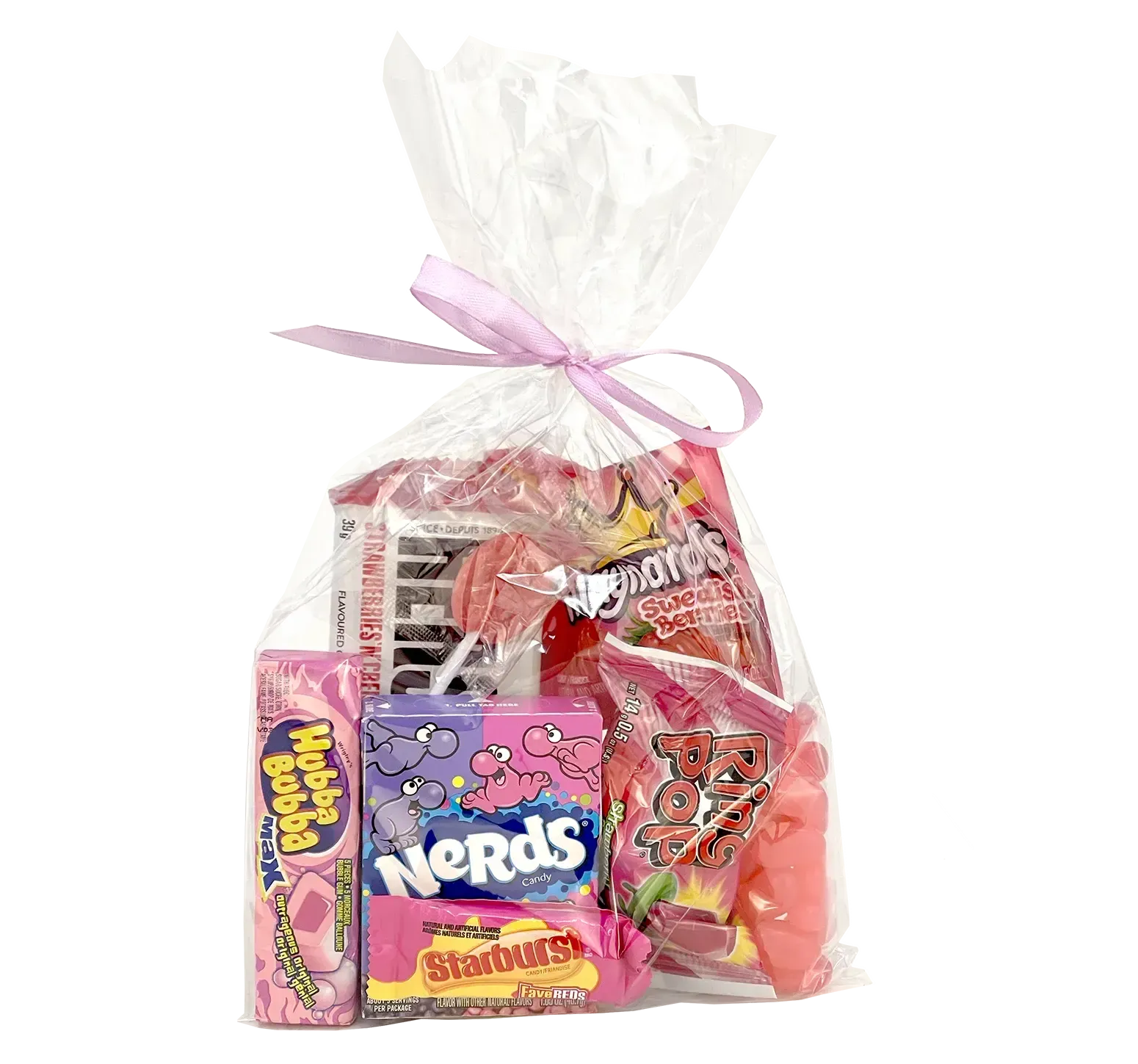 Pink Loot Bags-Candy & Chocolate-curedcatering-One Loot Bag-No Dietary-Cured Catering