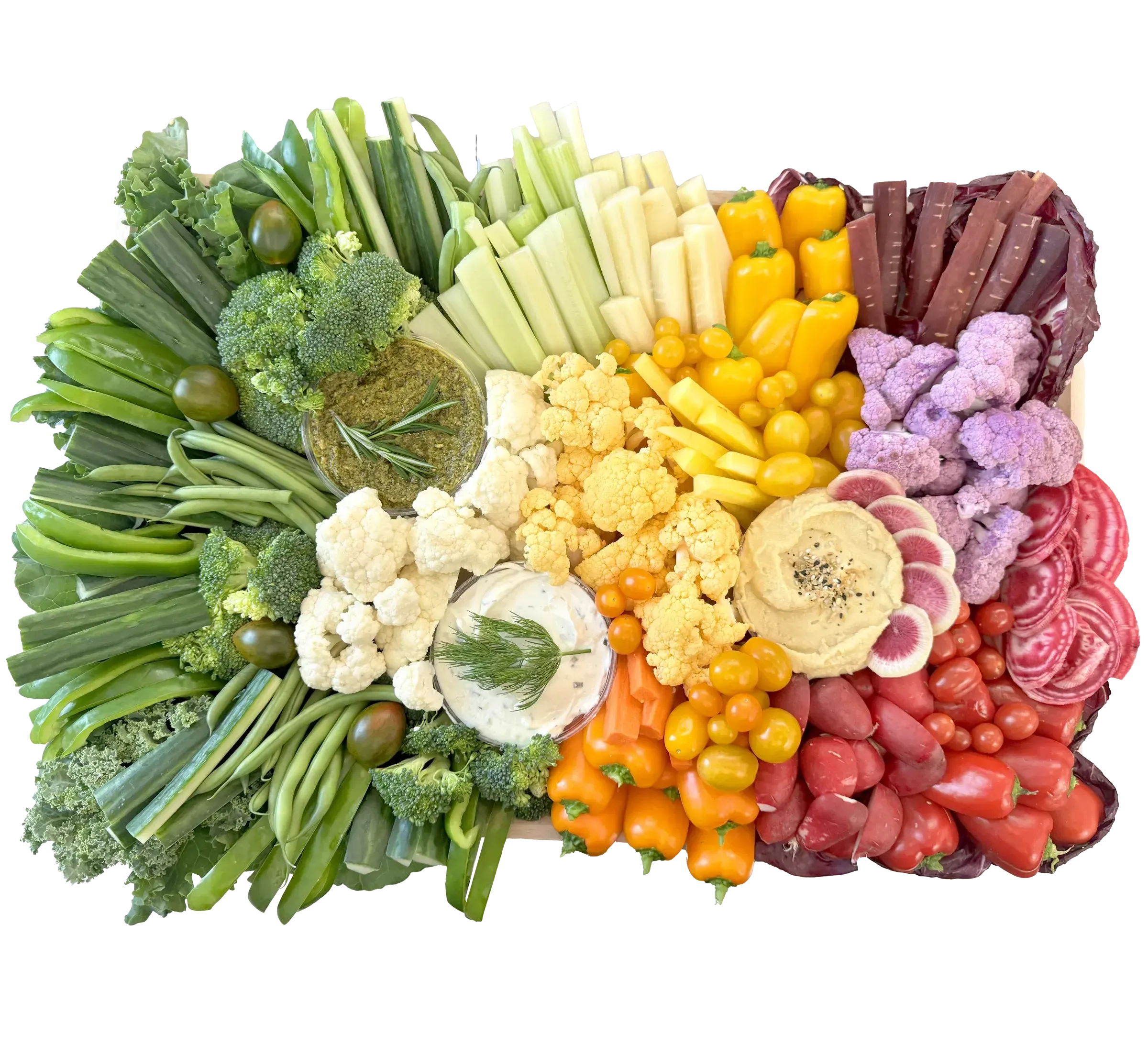 Pride Crudités Platter-Food Gift Baskets-Cured Catering-Large-Cured Catering