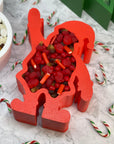 Santa Candy Tray-Food Gift Baskets-curedcatering-No Add Ons-Cured Catering