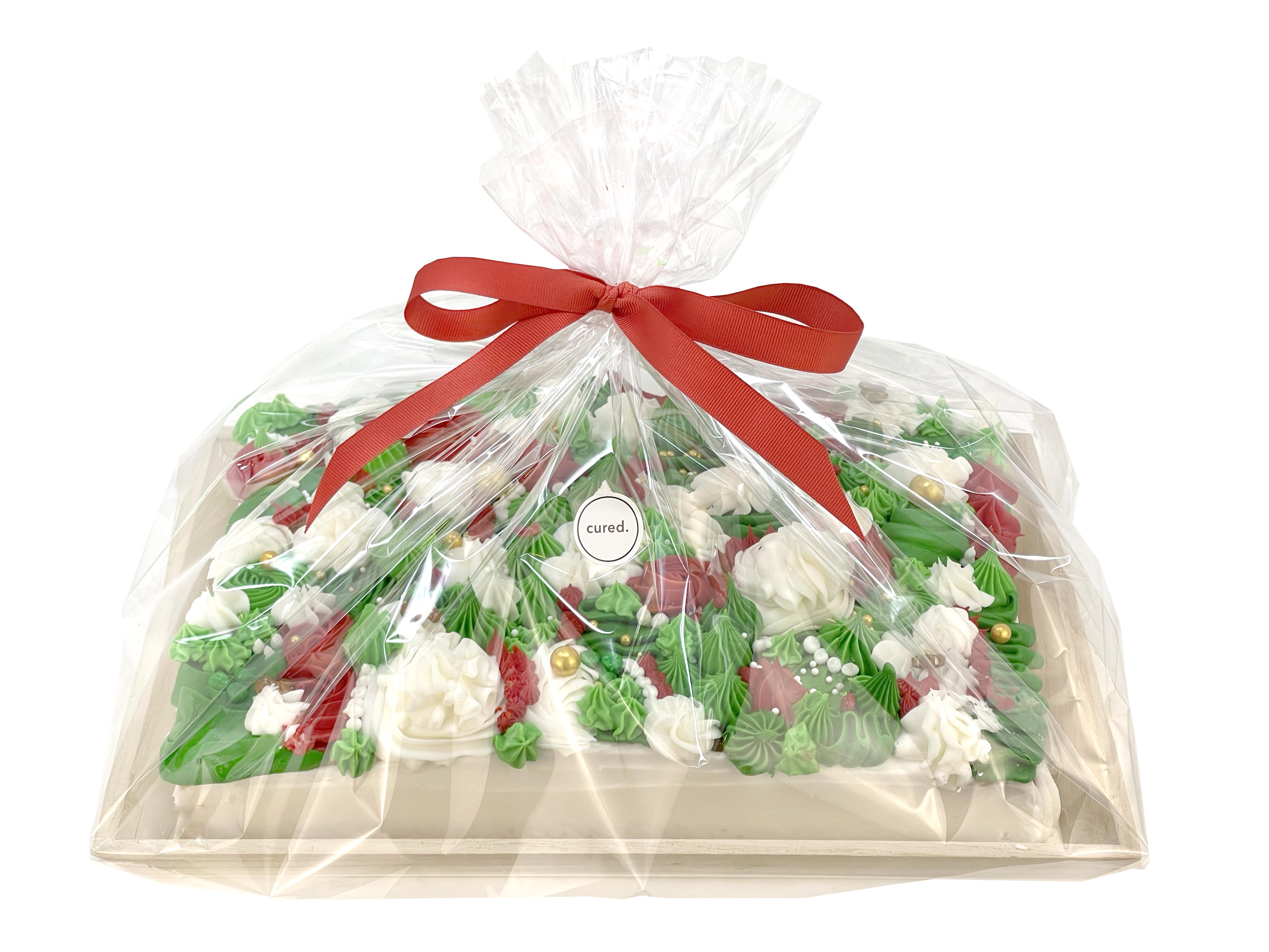 The Christmas Cake-Food Gift Baskets-Cured Catering-Medium-Vanilla-Cured Catering
