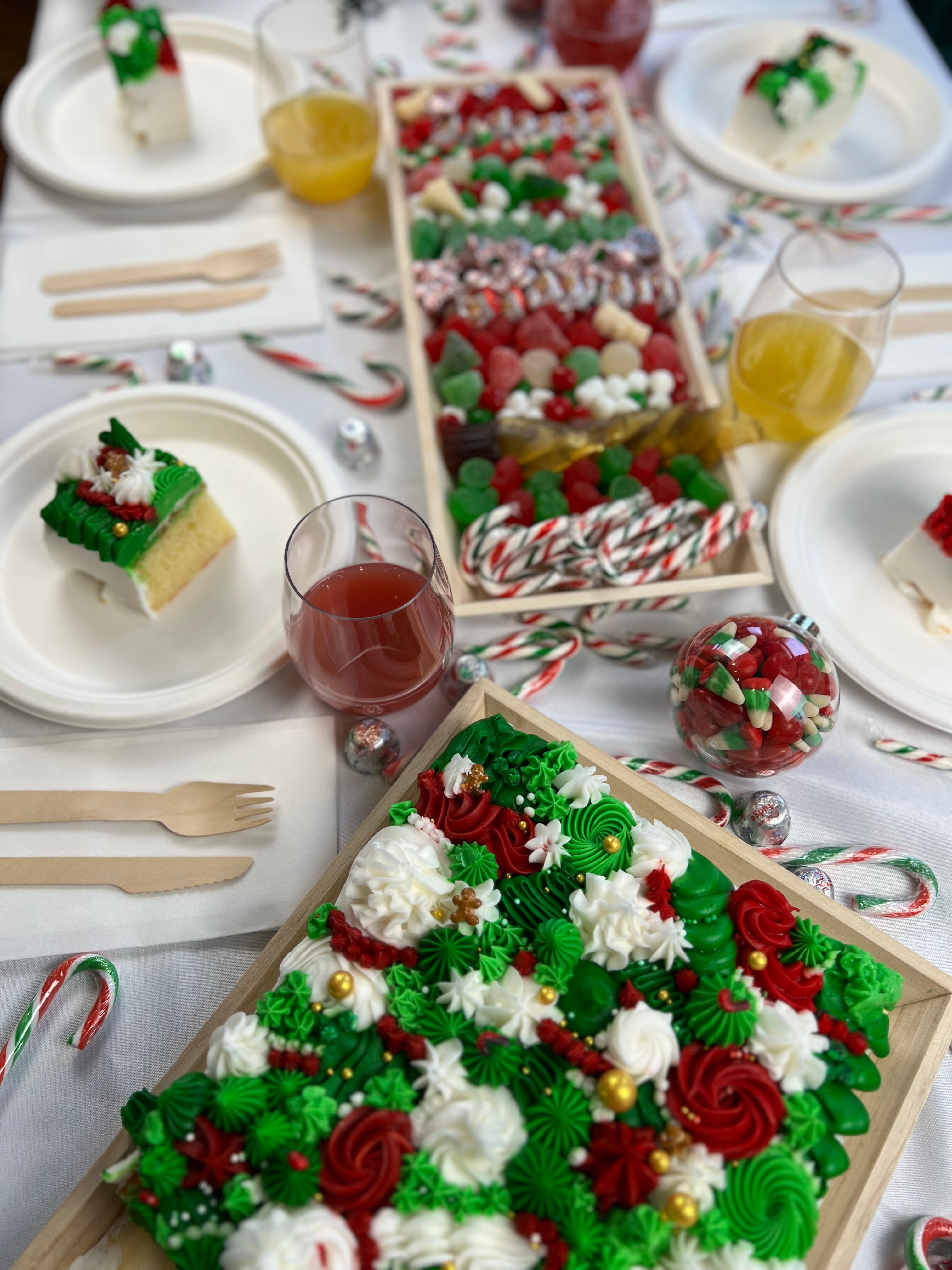 The Christmas Cake-Food Gift Baskets-Cured Catering-Medium-Vanilla-Cured Catering