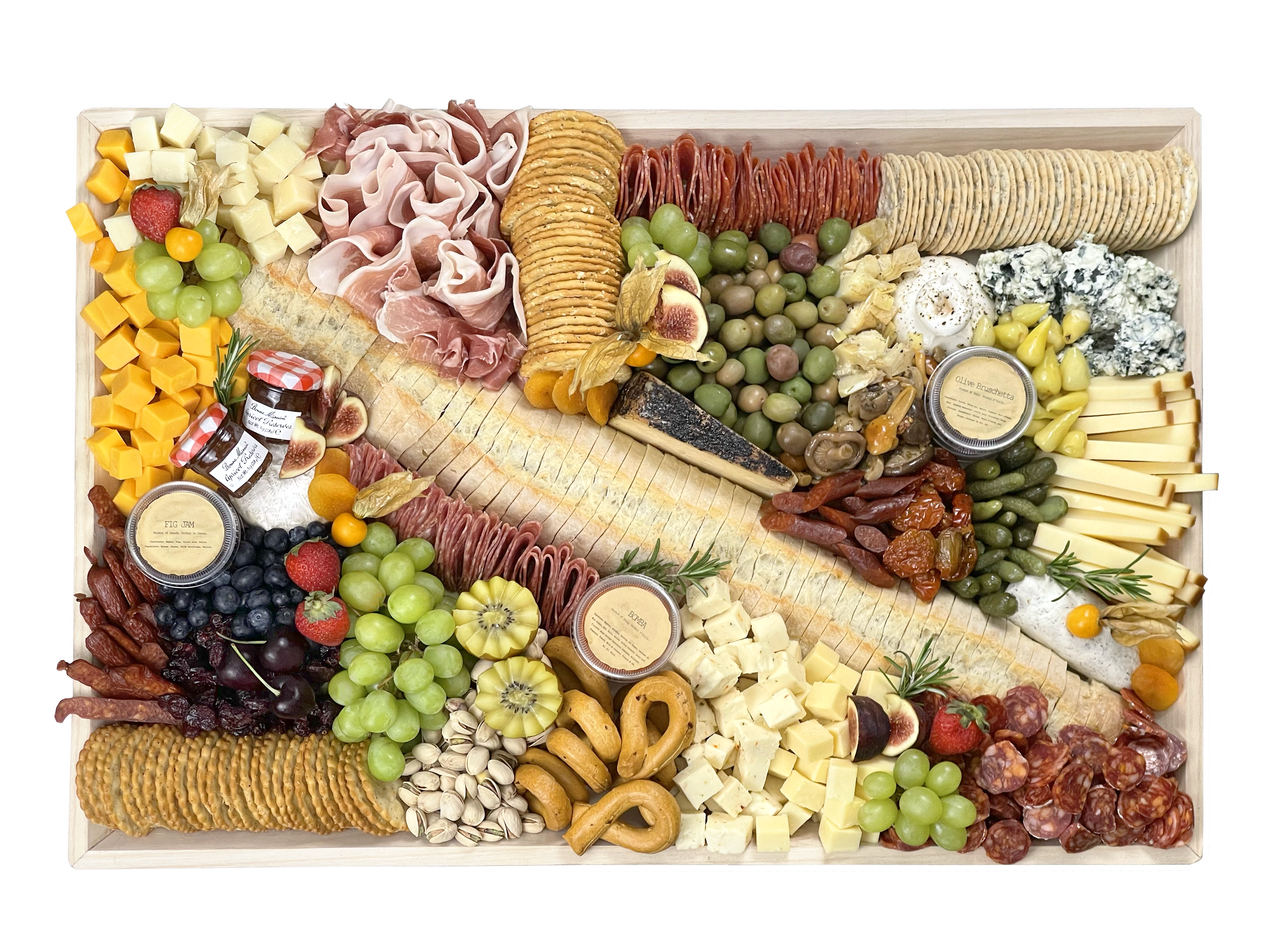 Extra Large Charcuterie Tray-charcurerie-curedcatering-No Dietary-No Premium Add Ons-Cured Catering
