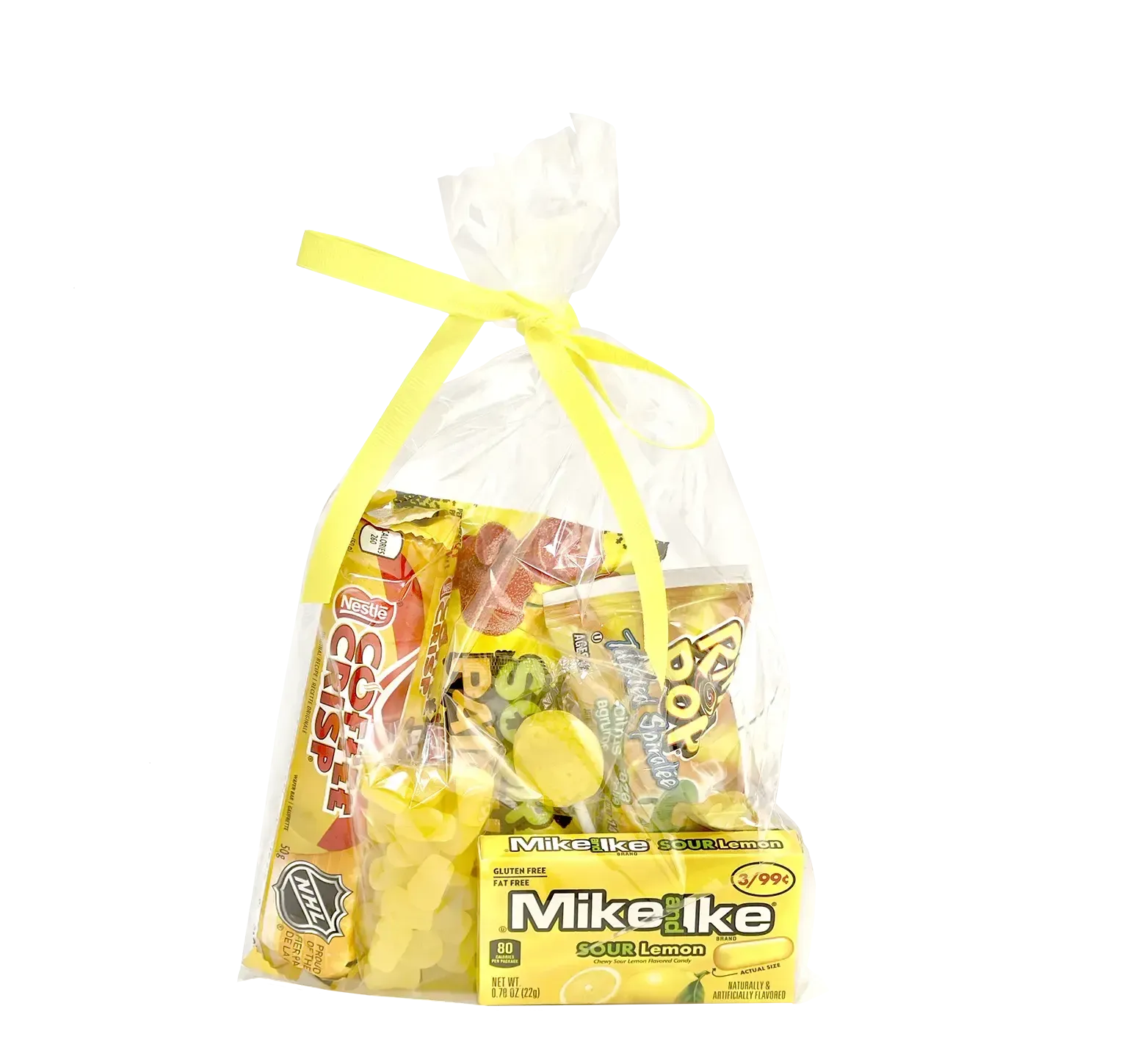 Yellow Loot Bags-Candy & Chocolate-curedcatering-One Loot Bag-No Dietary-Cured Catering