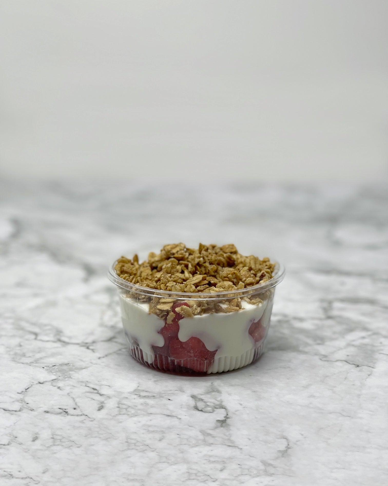Yogurt Parfait-Food Gift Baskets-Cured Catering-Strawberry-Cured Catering