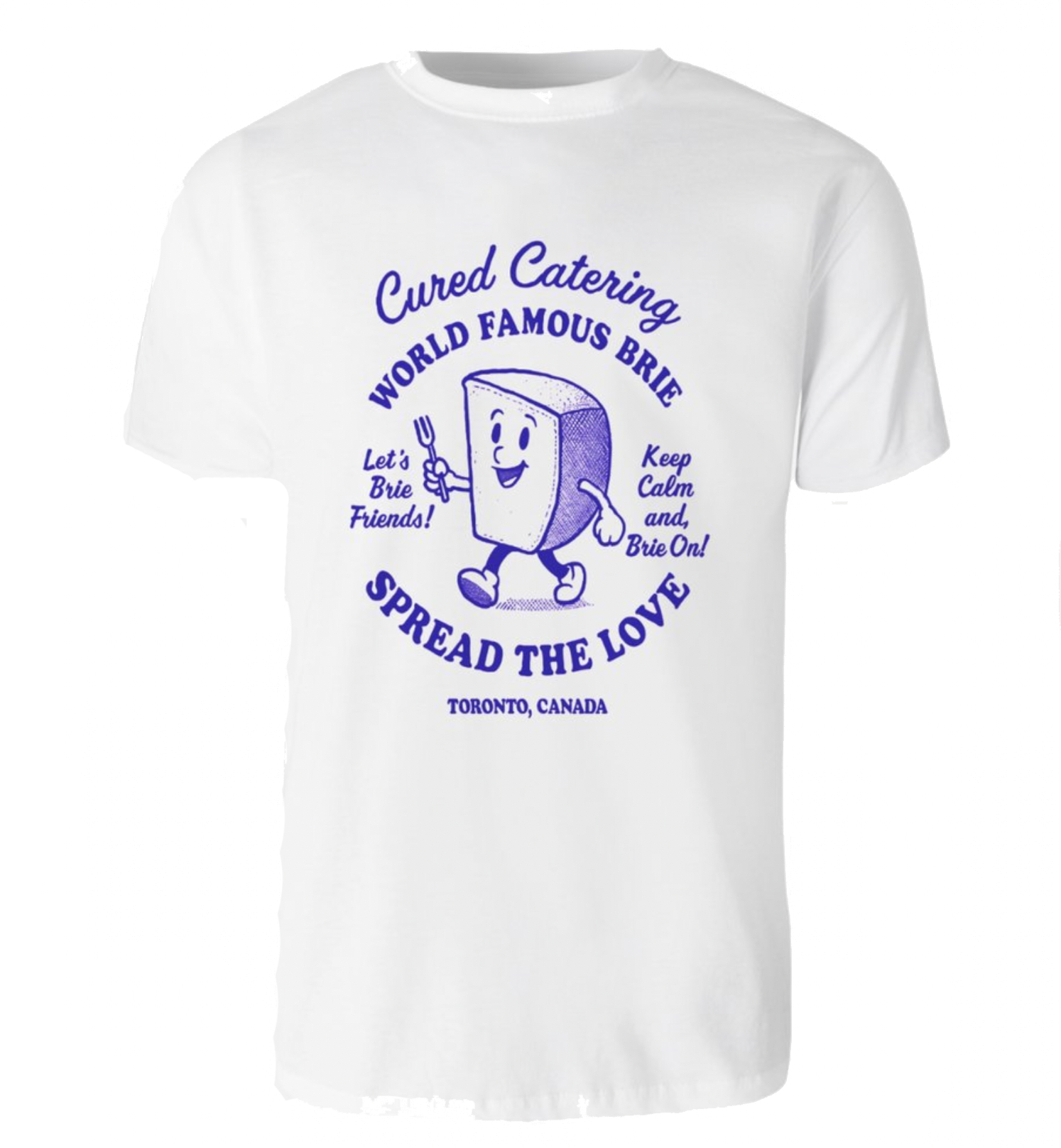 World Famous Brie Shirt - Small-Cured Catering-Cured Catering