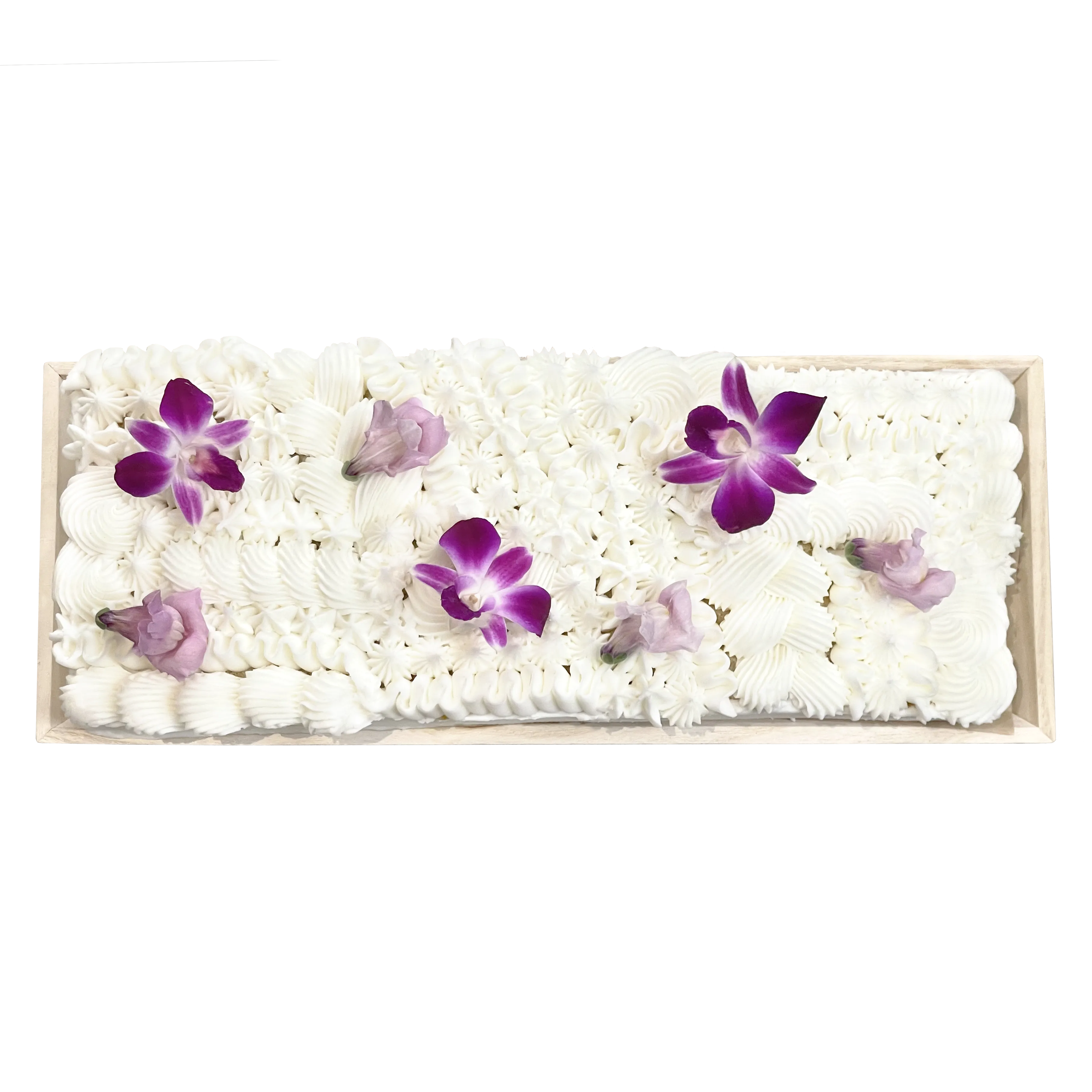 Floral Table Runner Cake-Candy & Chocolate-Cured Catering-No Premium Add Ons-Cured Catering