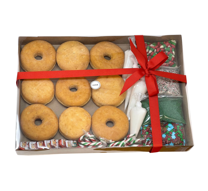 Christmas Donut Decorating Kit - Cured Catering - catering - toronto